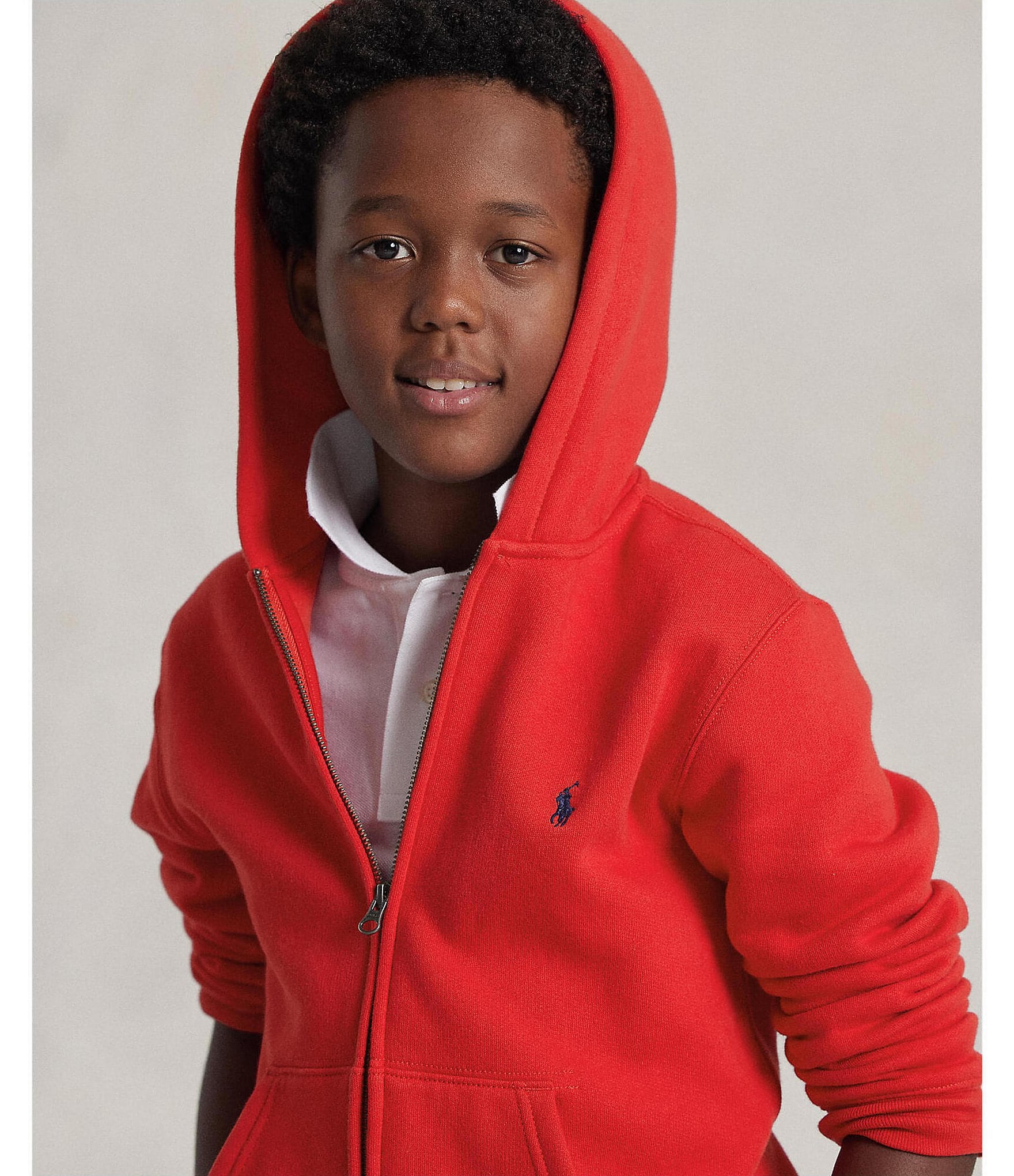 Polo Ralph Lauren Big Boys 8-20 Long Sleeve Full Zip Hoodie