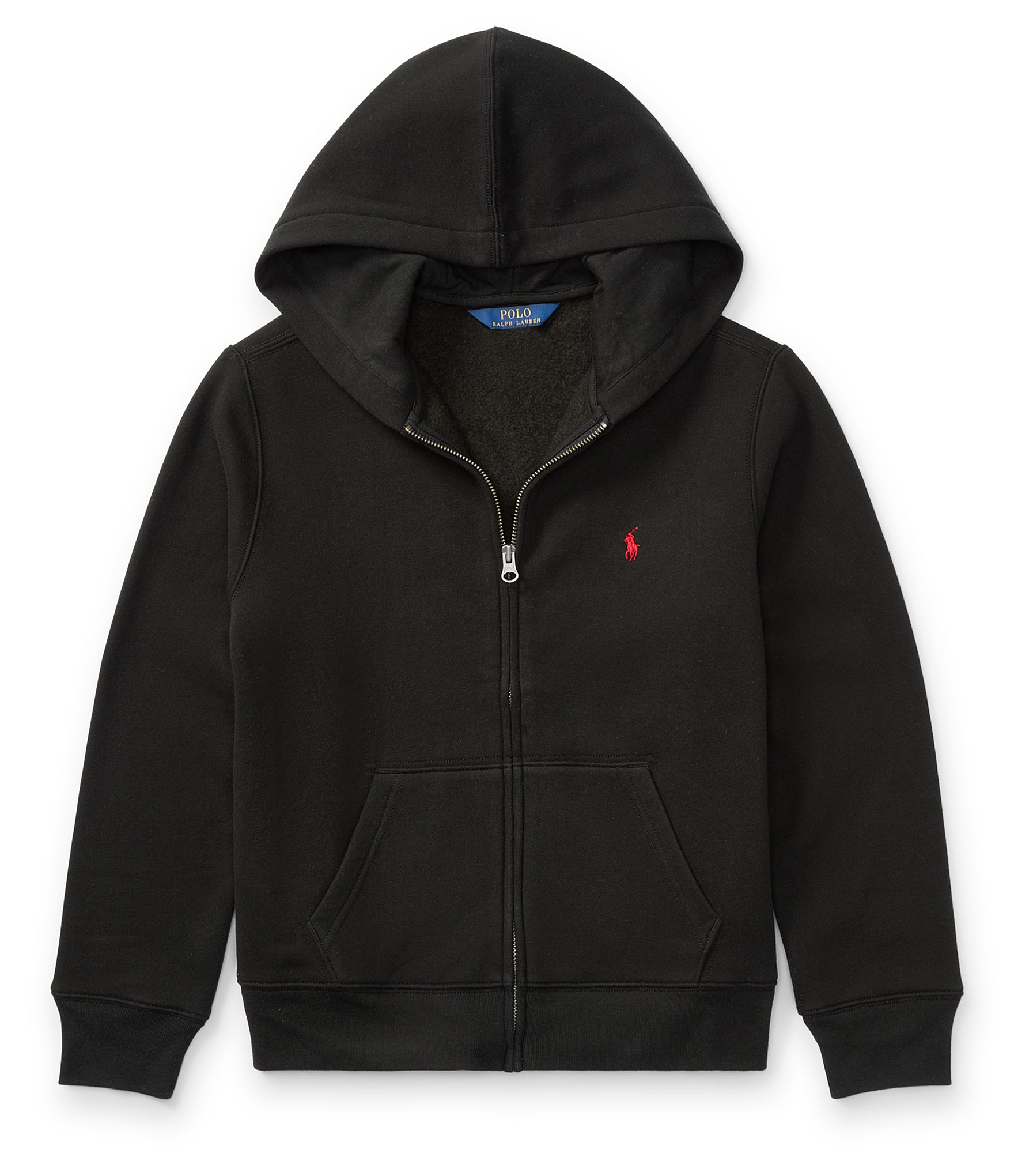 polo black hoodie