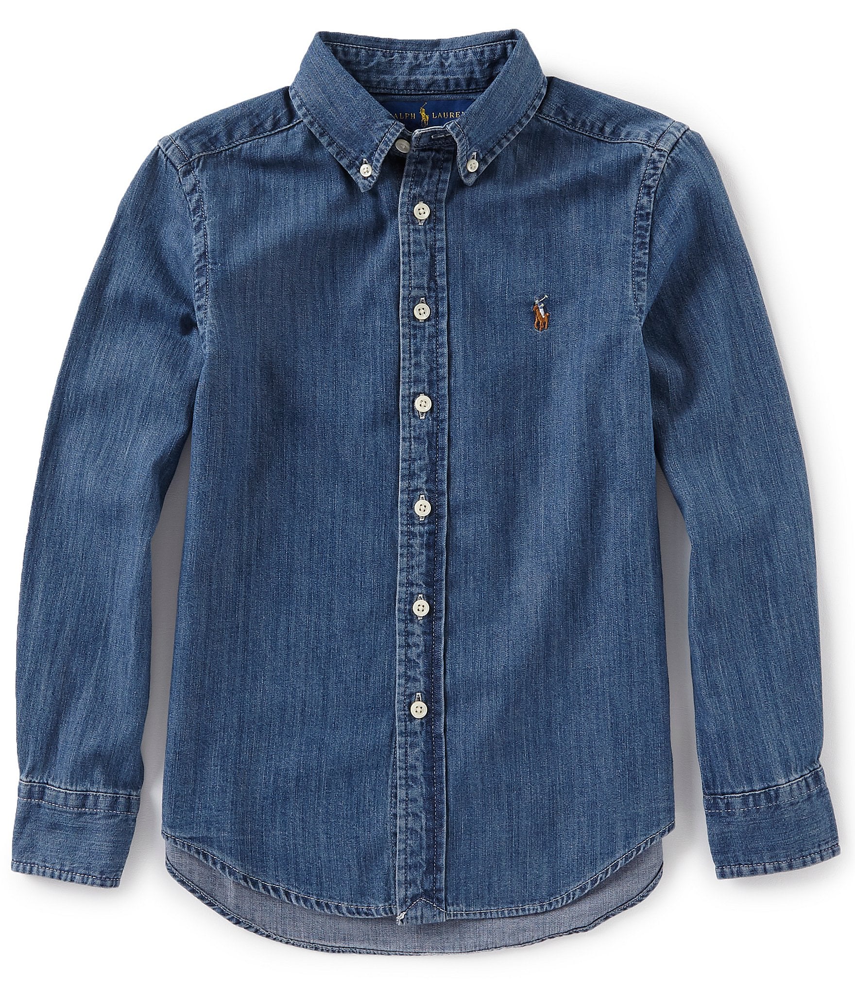 Blue Denim Full Sleeves Shirt|147024803