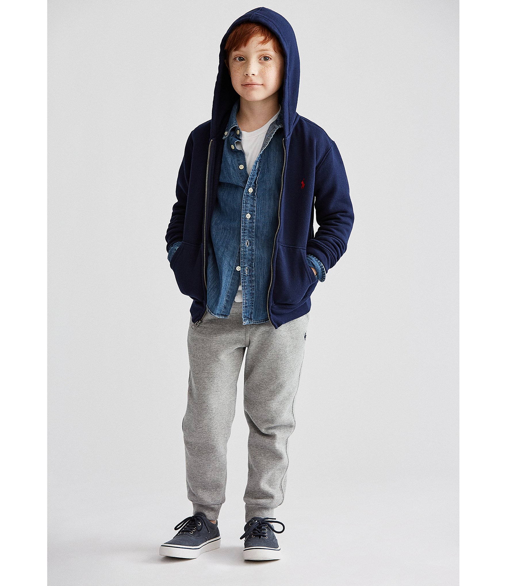 Polo Ralph Lauren Little Boys 2T-7 Full-Zip Hoodie Jacket