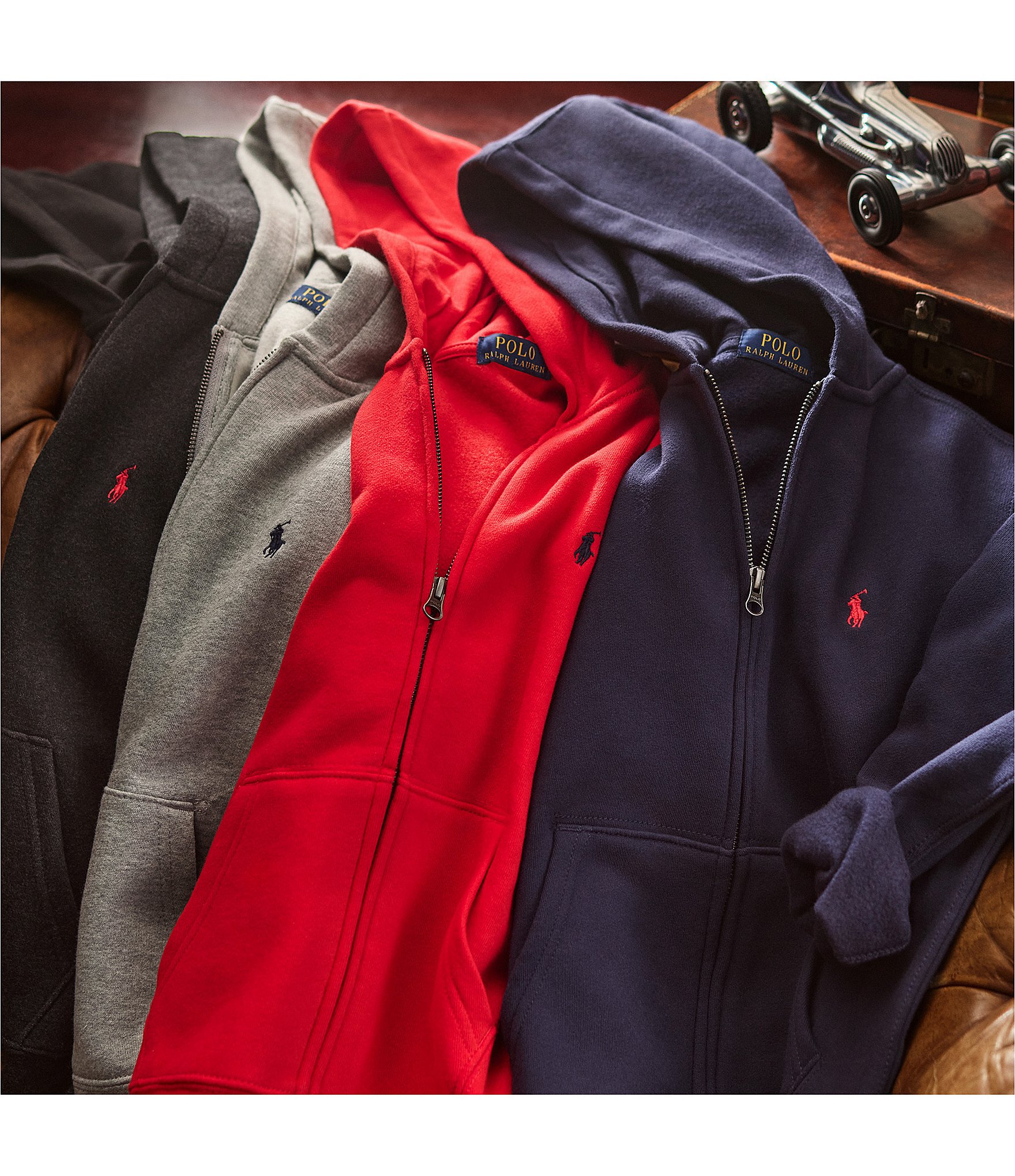 Polo Ralph Lauren Little Boys 2T-7 Full-Zip Hoodie Jacket