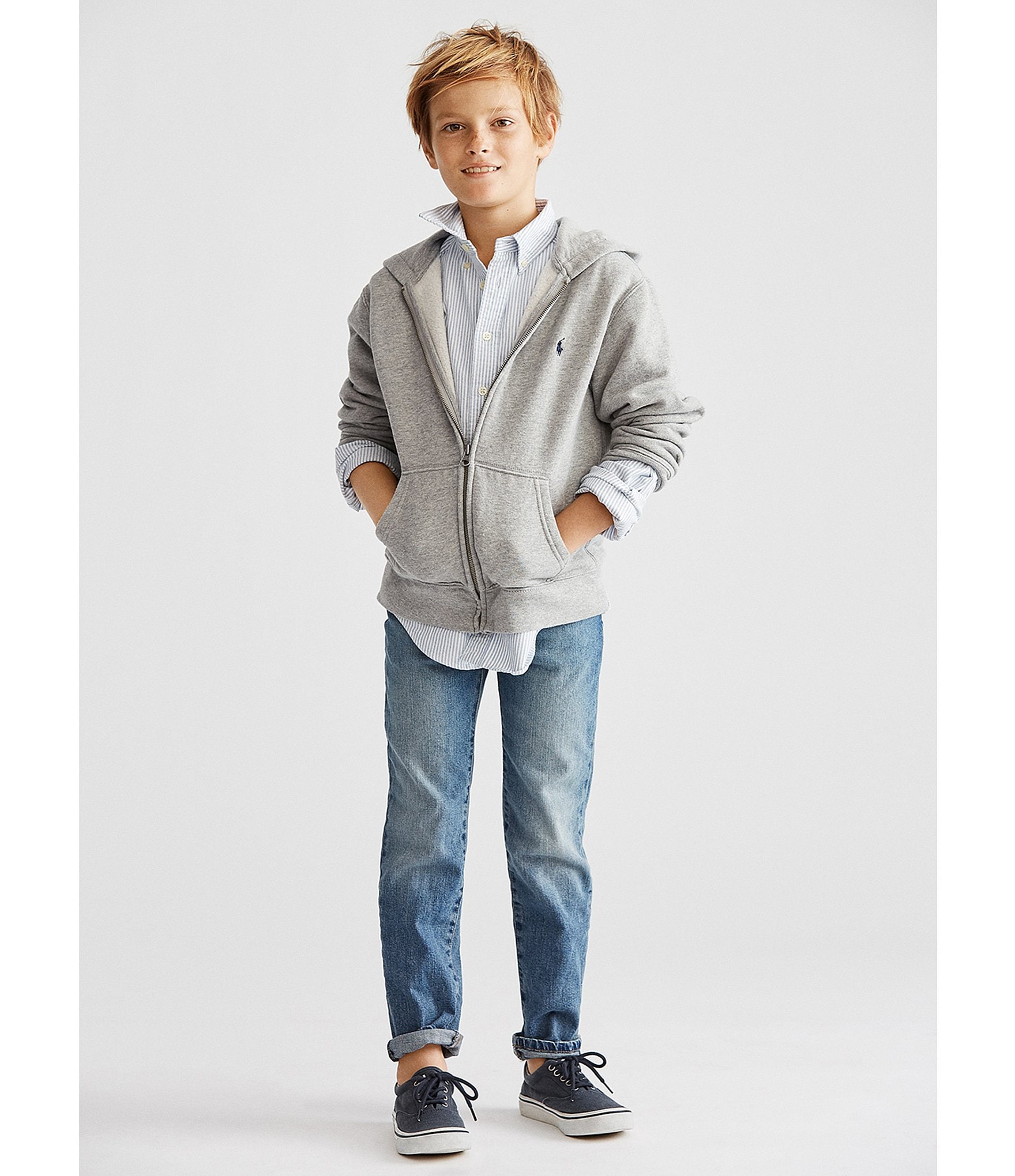 Polo Ralph Lauren Little Boys 2T-7 Full-Zip Hoodie Jacket