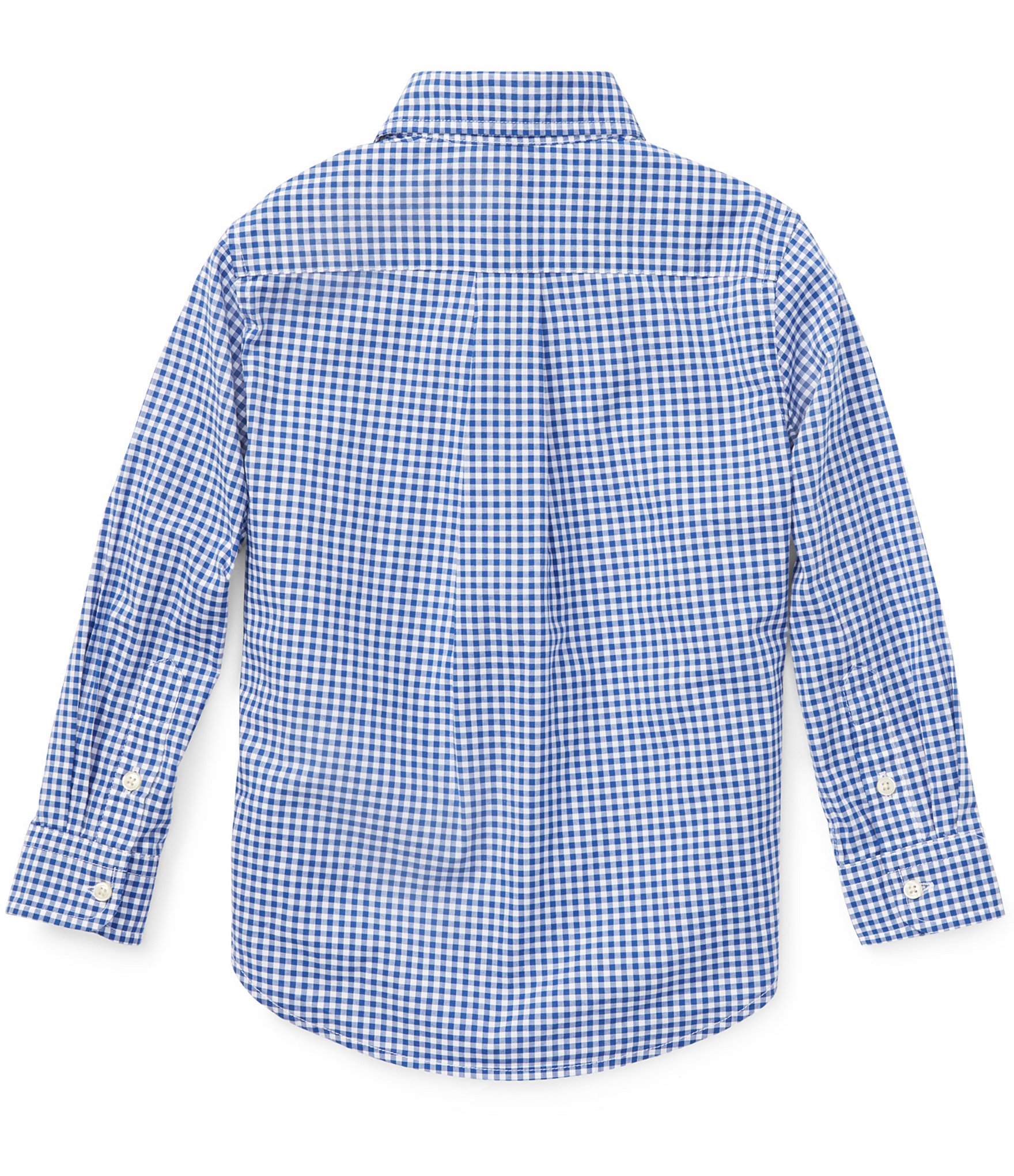 Polo Ralph Lauren Little Boys 2T-7 Long-Sleeve Gingham Poplin sportshirt