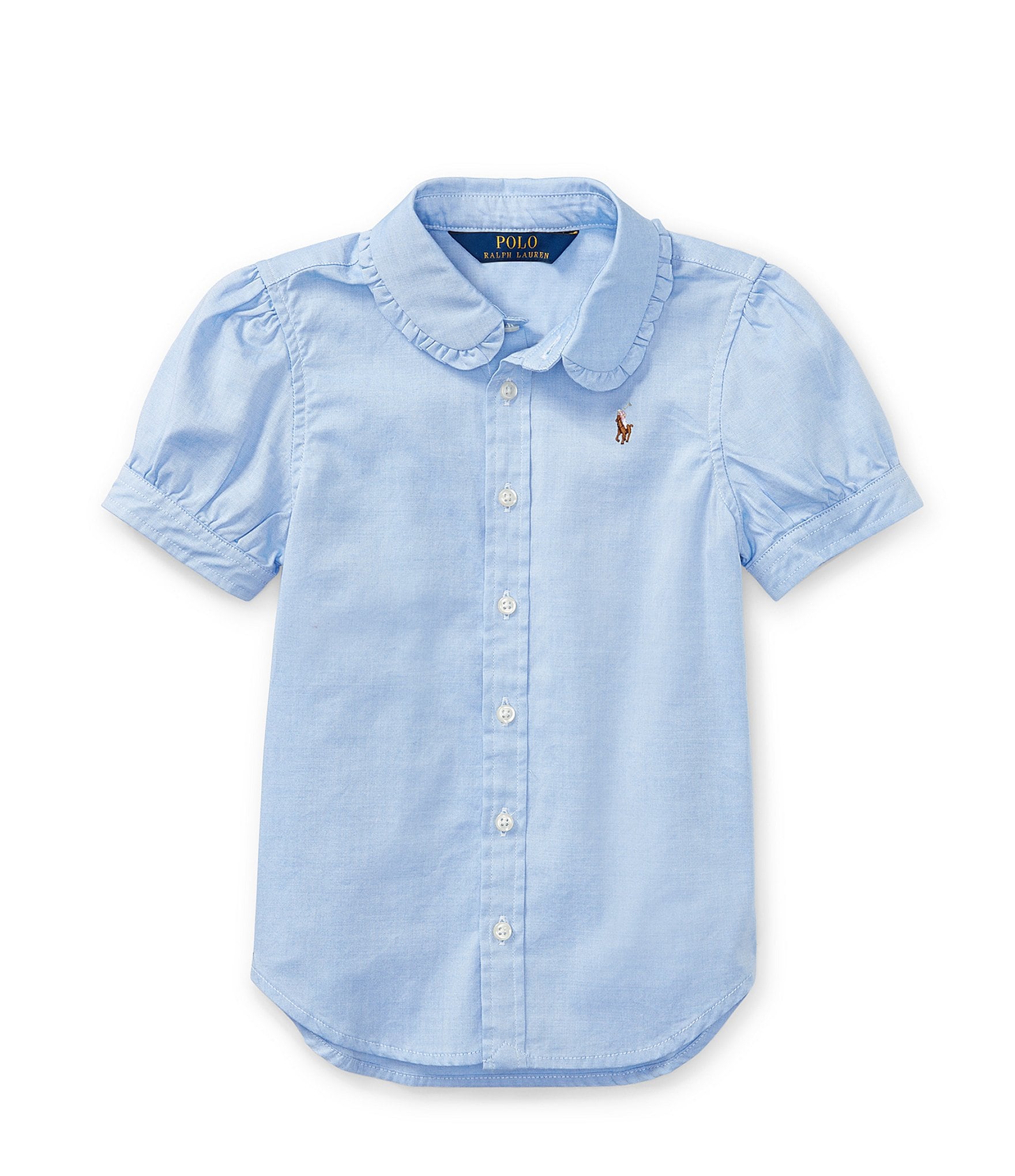 Polo Ralph Lauren Childrenswear Little Girls 2T-6X Oxford Button-Down Shirt