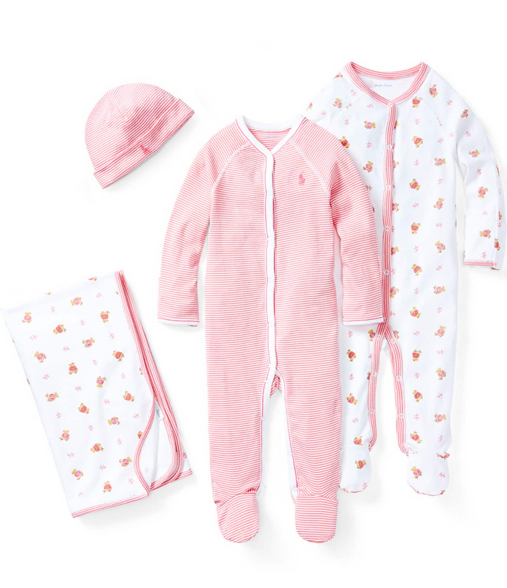 Ralph Lauren Baby Reversible Printed Receiving Blanket