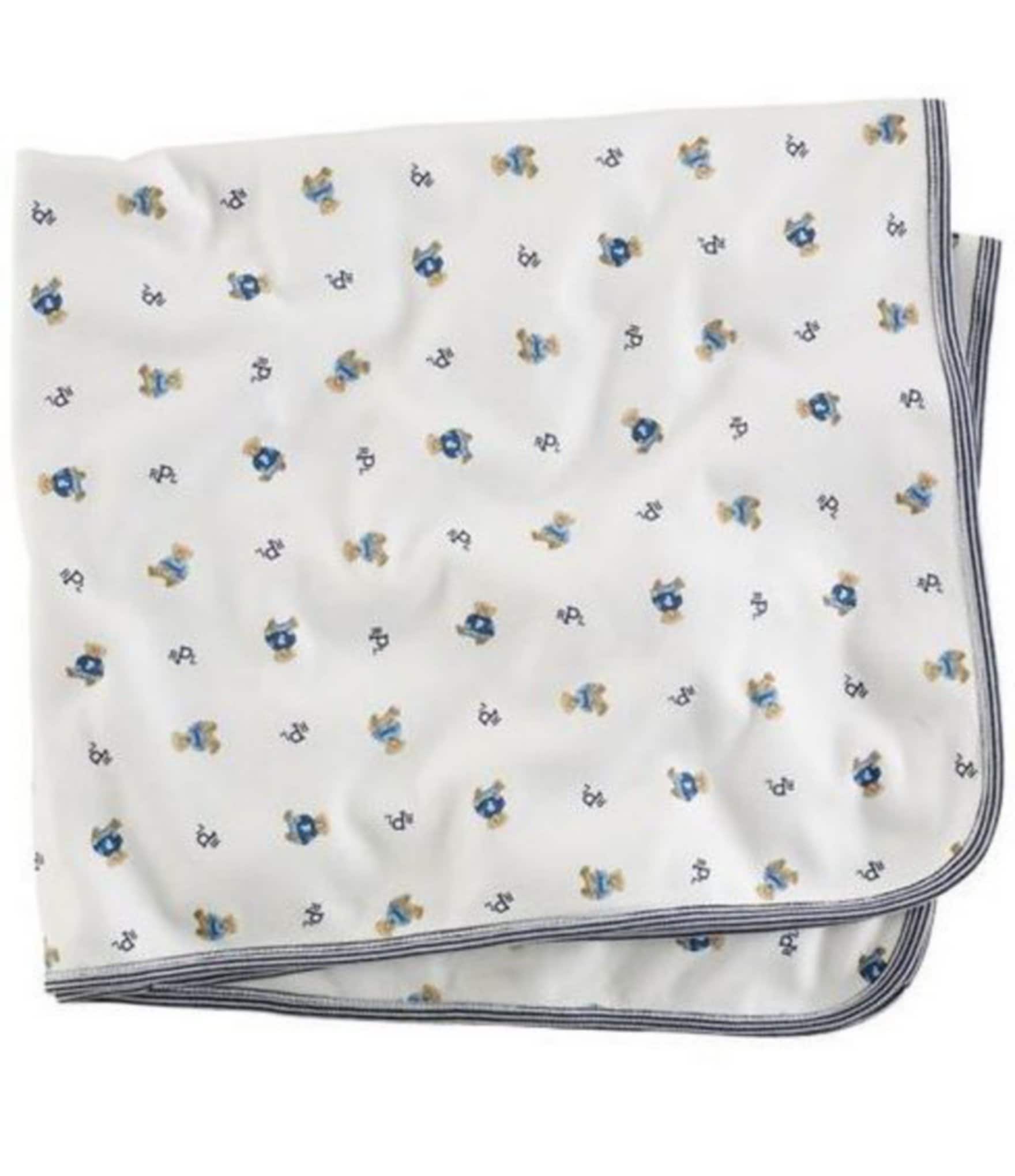 Ralph Lauren Childrenswear Reversible Printed Receiving Blanket Dillards