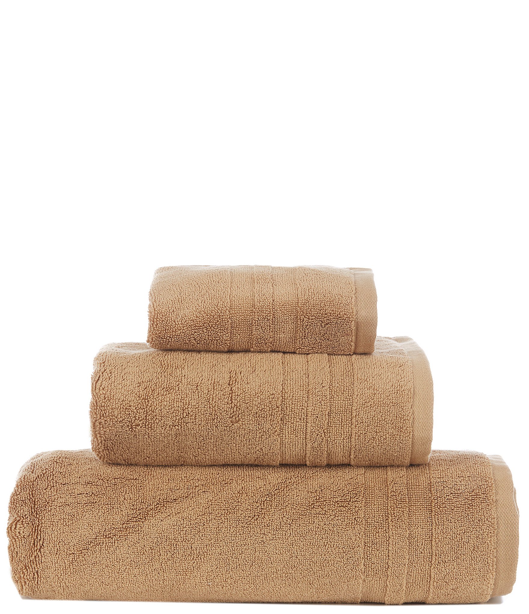 Design Imports FBA43931 Brown Bath Towels - Set of 4