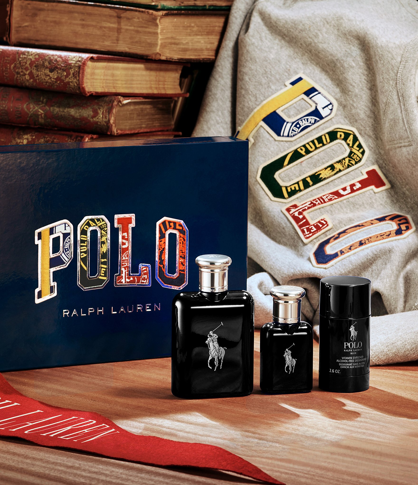 Polo black cologne set online