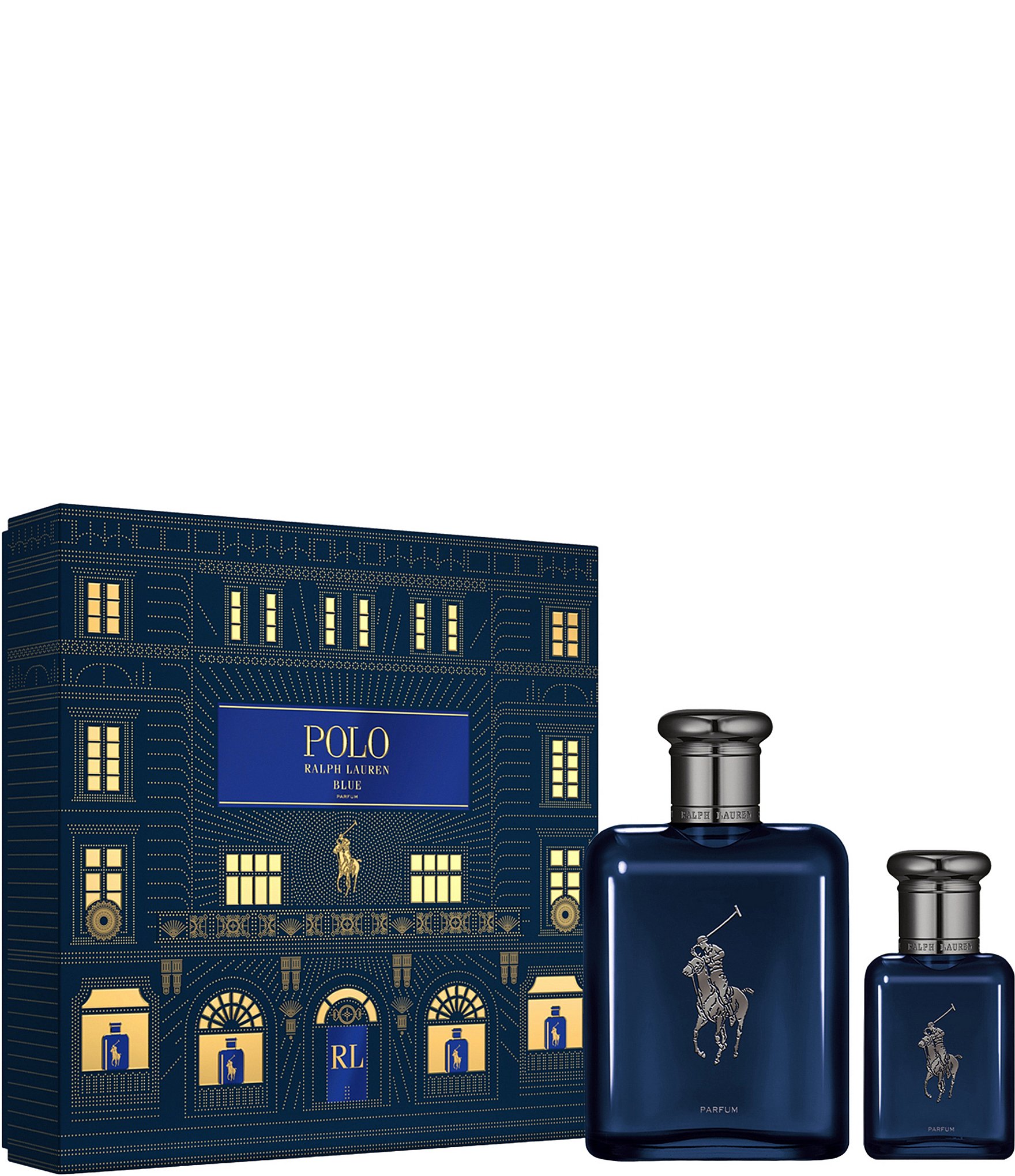 Ralph Lauren Polo Blue Parfum 2 Piece Men s Gift Set Dillard s