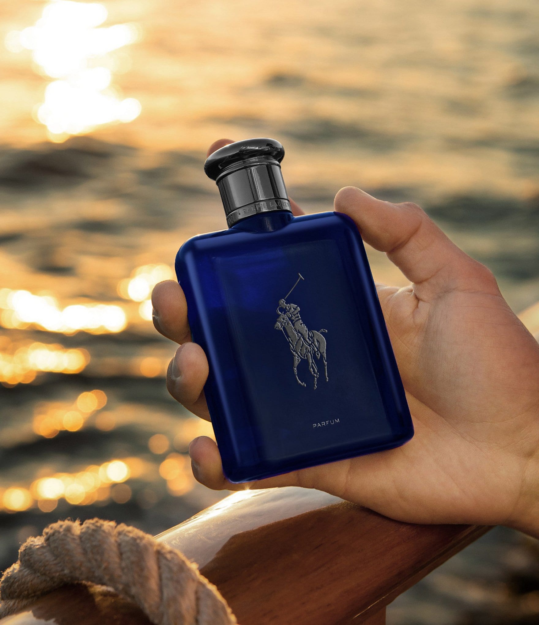 Ralph Lauren Men's Polo Blue Parfum Cologne Refillable Spray