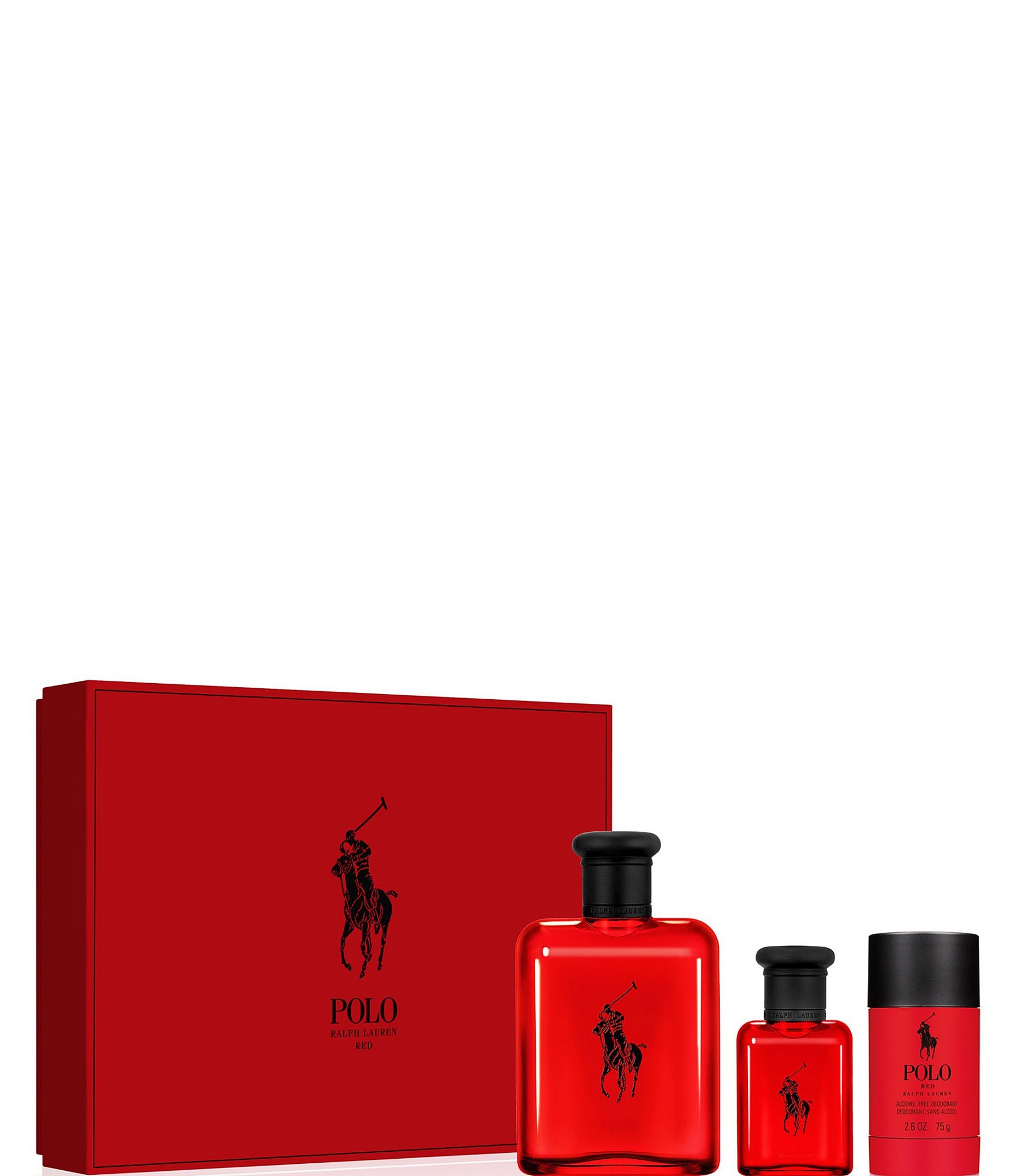 Men's Polo Red de 3-Piece Gift Set | Dillard's
