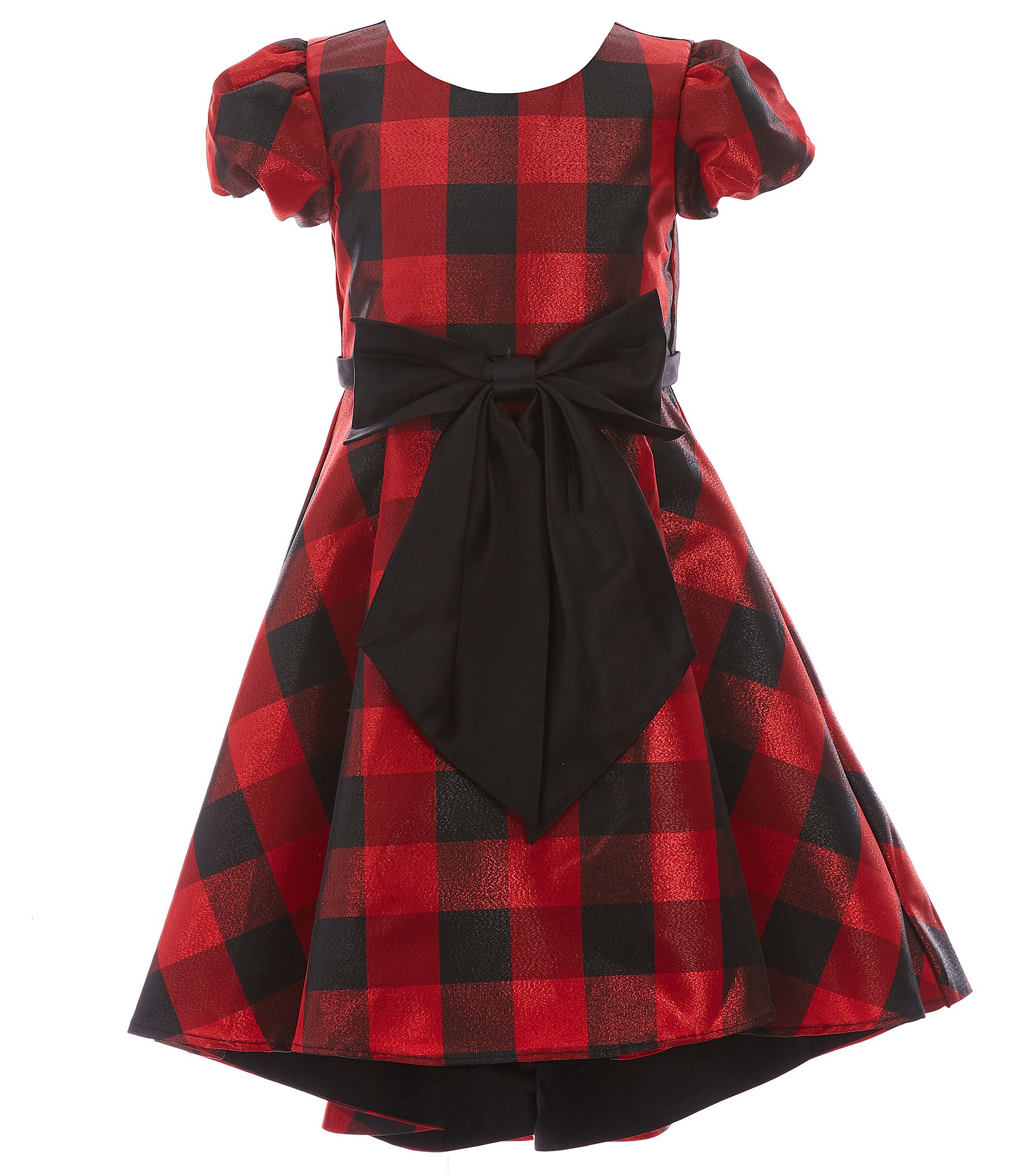 Hi Low Plaid Dress