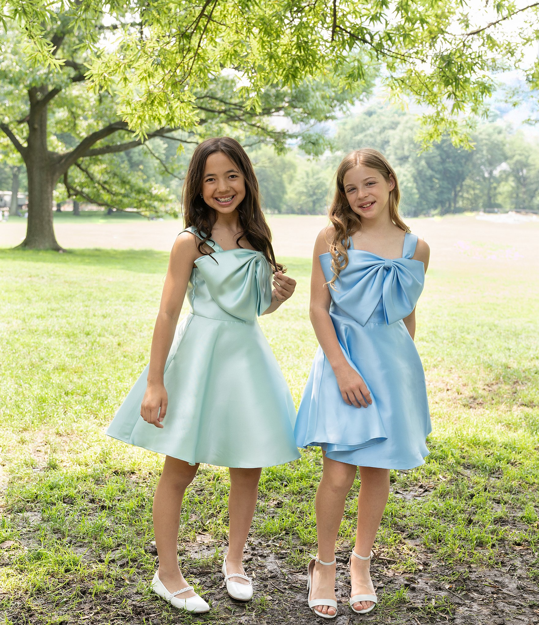 Rare Editions Big Girls Sleeveless Bow-Accented Mikado Fit & Flare Dress