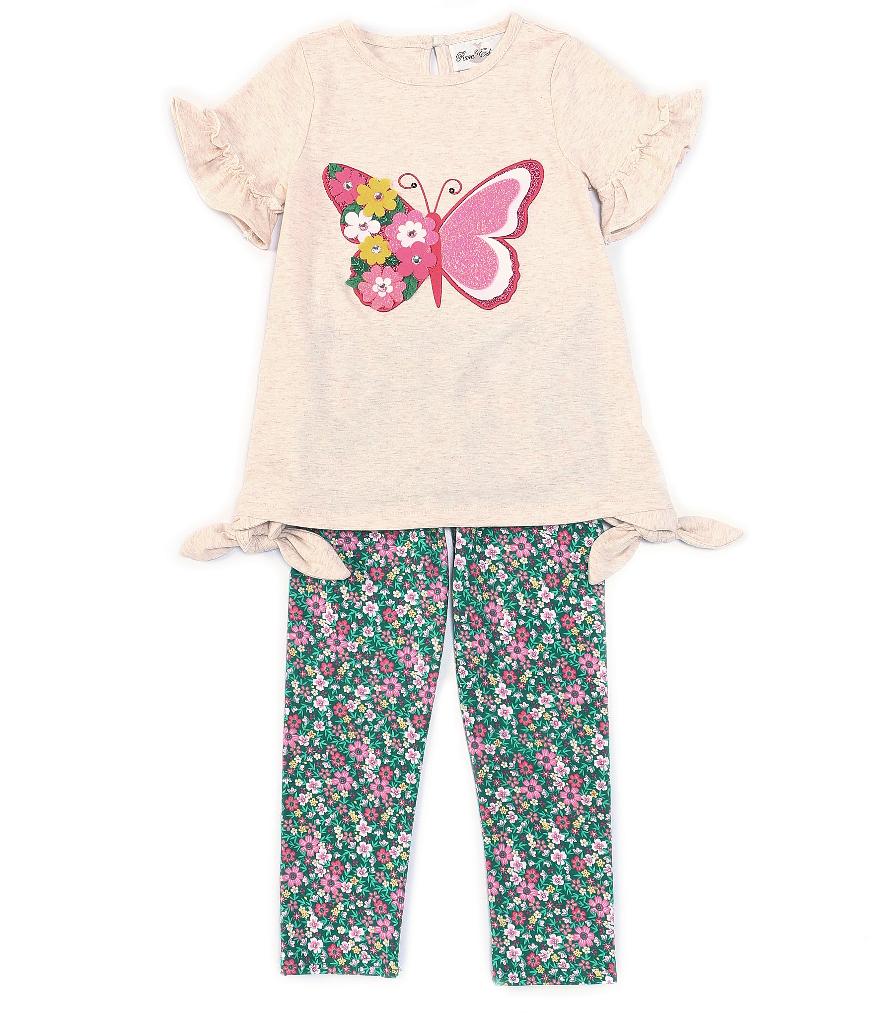 Emilia luxe BUTTERFLY Printed Leggings 2-8 Years