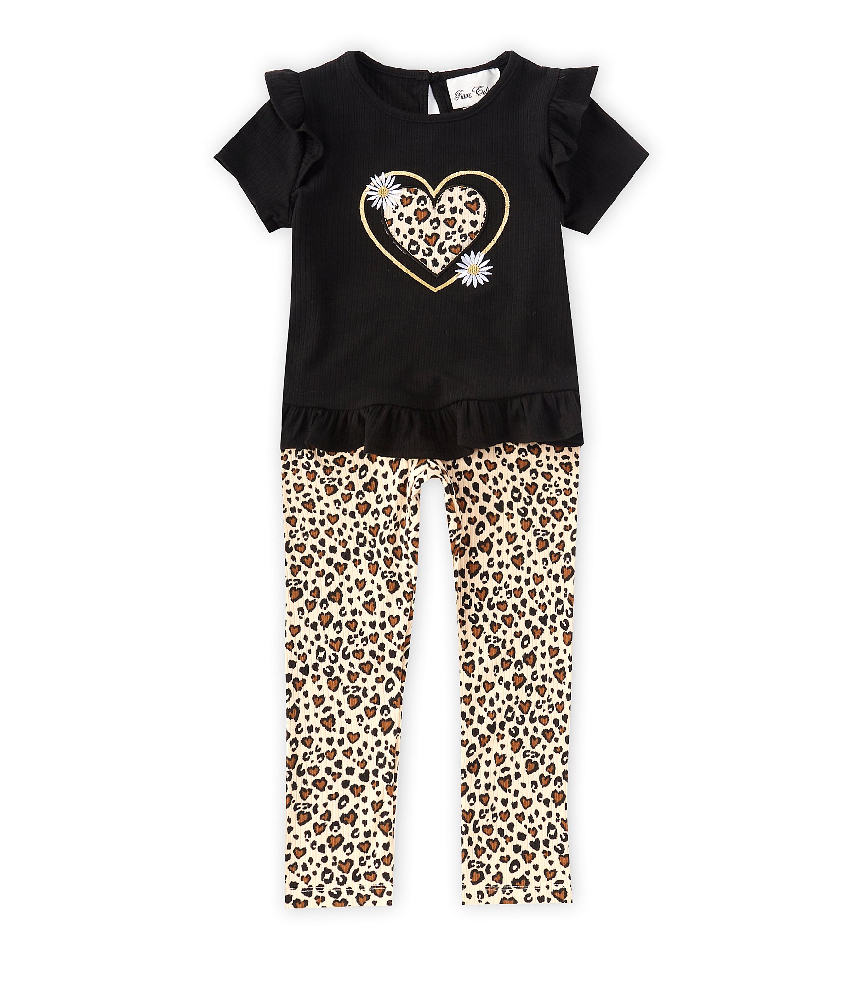 Under Armour Baby Girls 12-24 Months Short Sleeve Cheetah Print T-Shirt and  Shorts Set