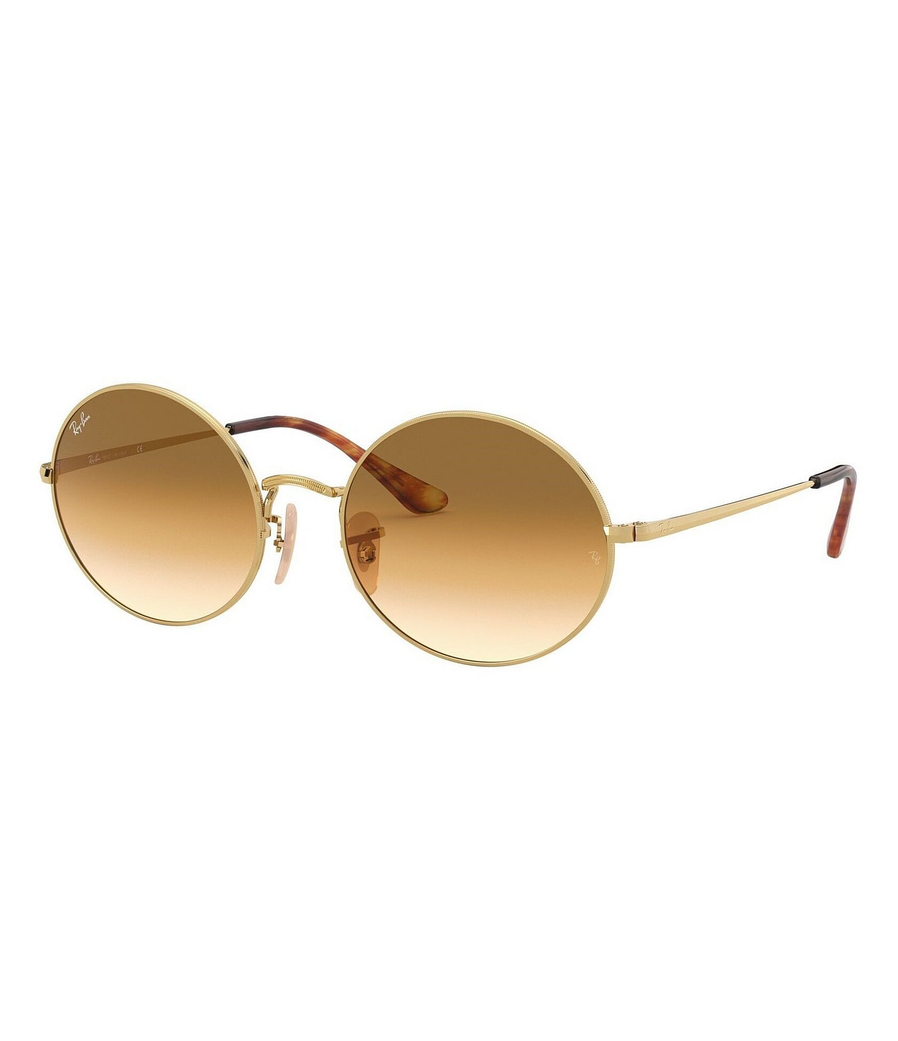 Ray-Ban Icons Legend Gold Oval Frame Sunglasses | Dillard's