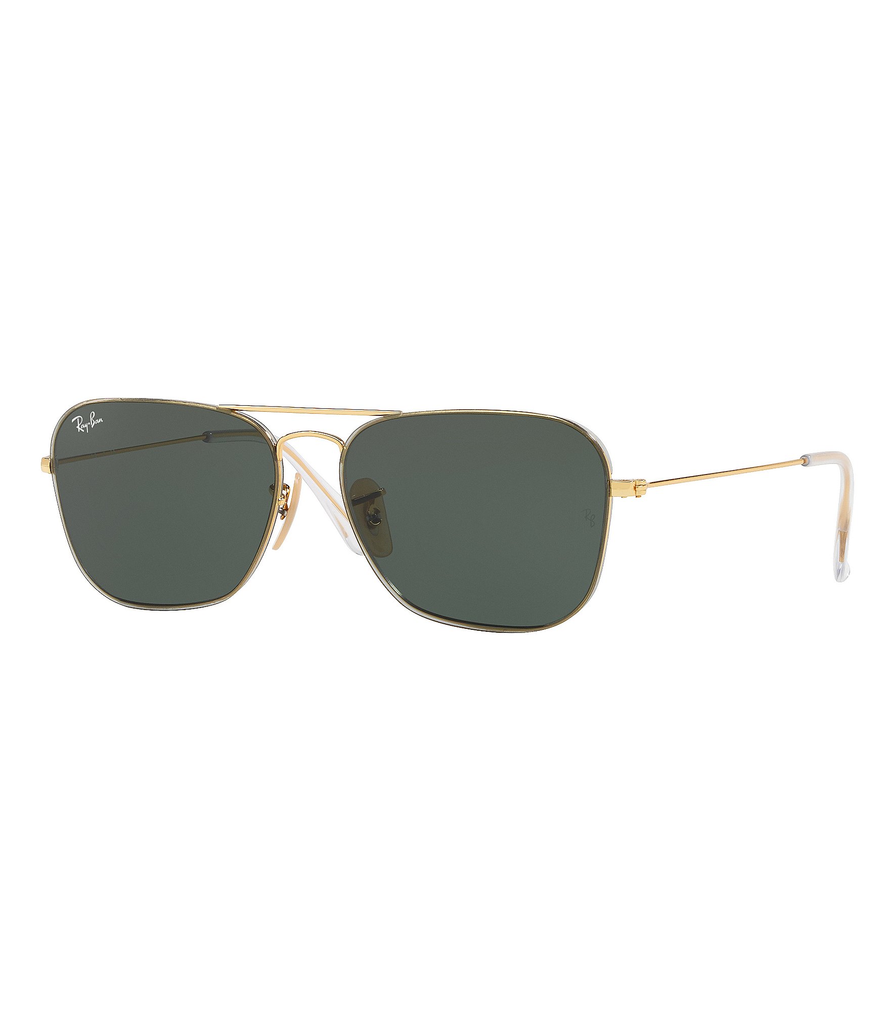 Ray-Ban Ladies Gold Square Shaped Sunglasses | Dillard's