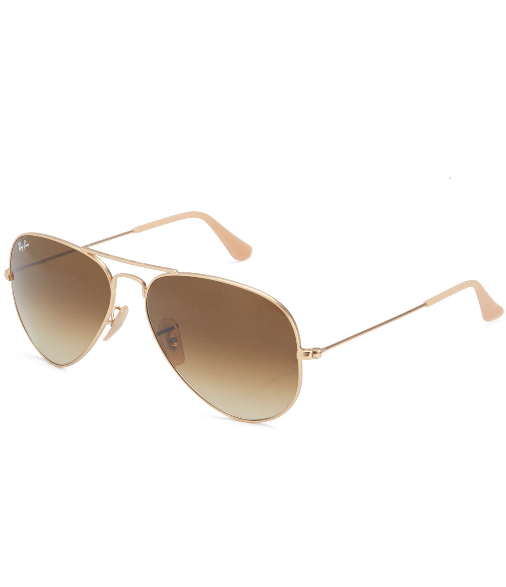 Ray-Ban Large Metal Double Bridge Aviator Sunglasses