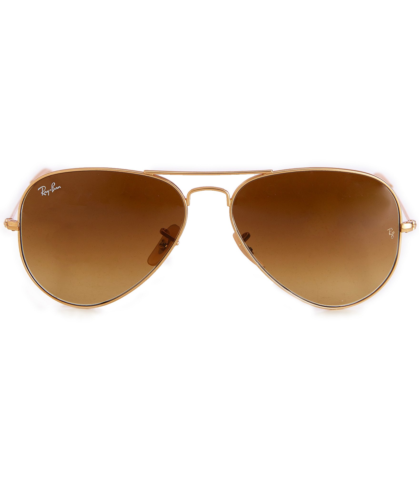 Ray-Ban Large Metal Double Bridge Aviator Sunglasses