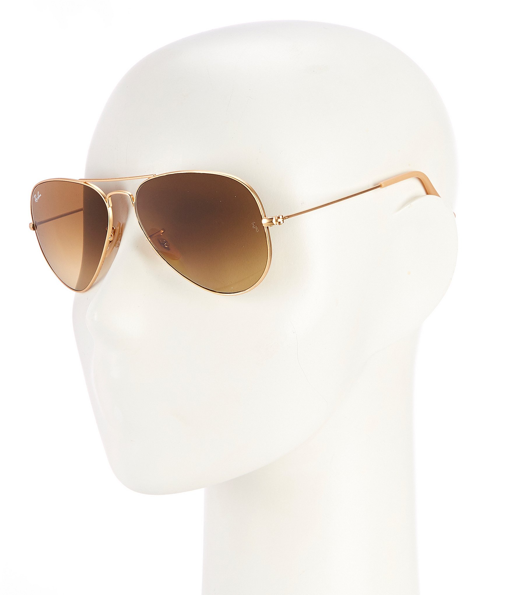 Ray-Ban Large Metal Double Bridge Aviator Sunglasses