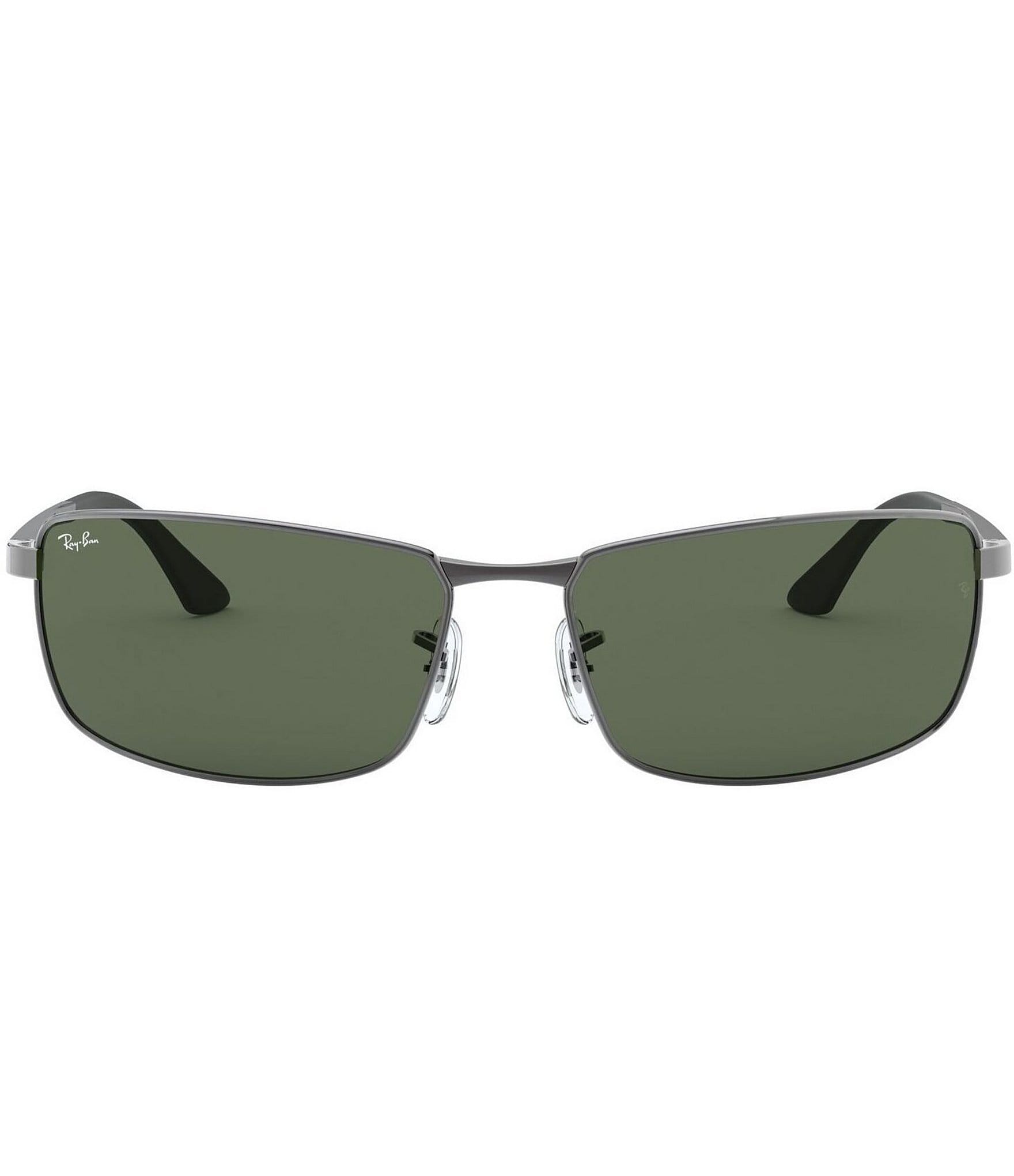 Ray-Ban Men's 0RB3498 61mm Rectangle Sunglasses