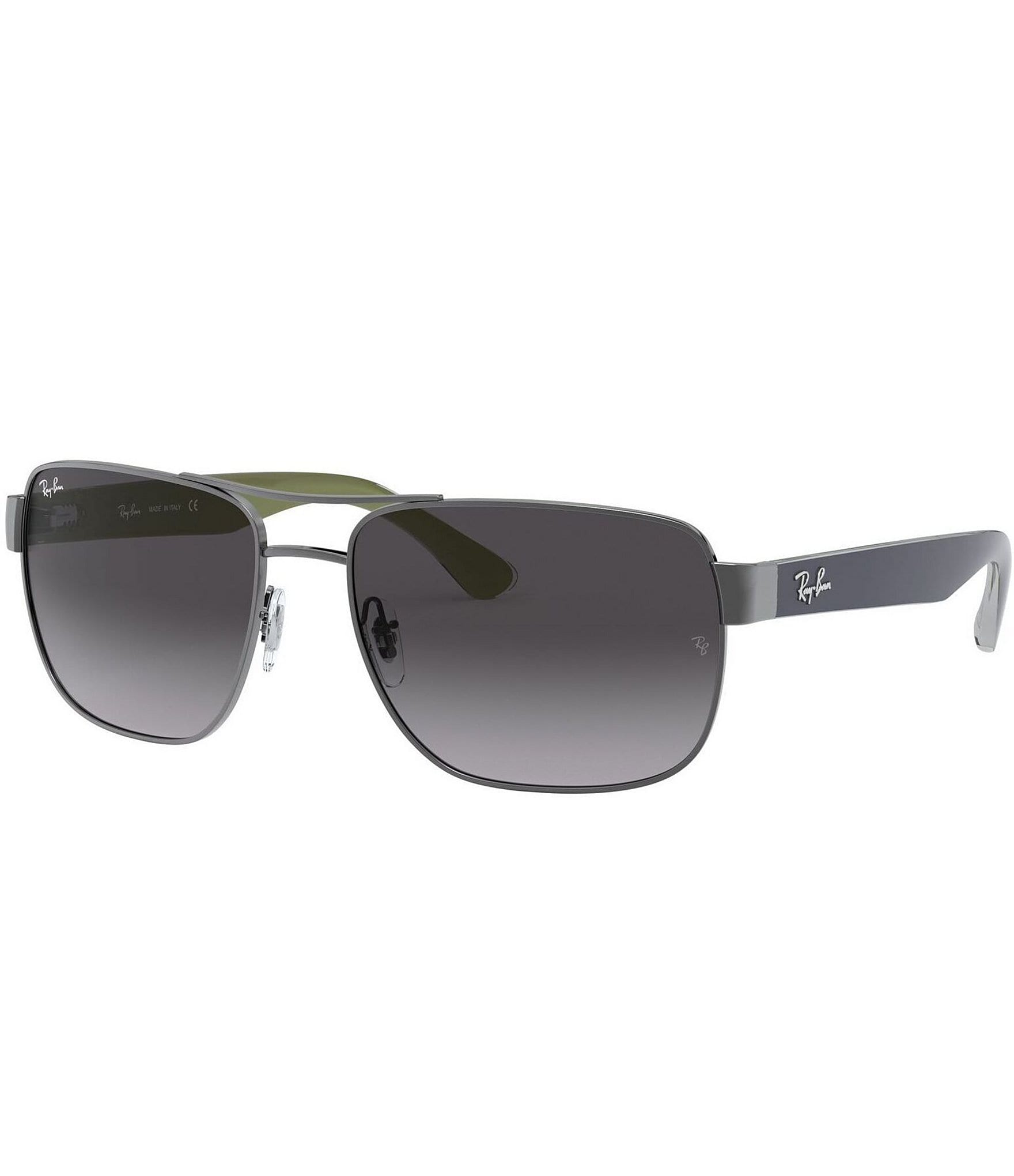 Ray-Ban Men's 0RB3530 58mm Rectangle Sunglasses