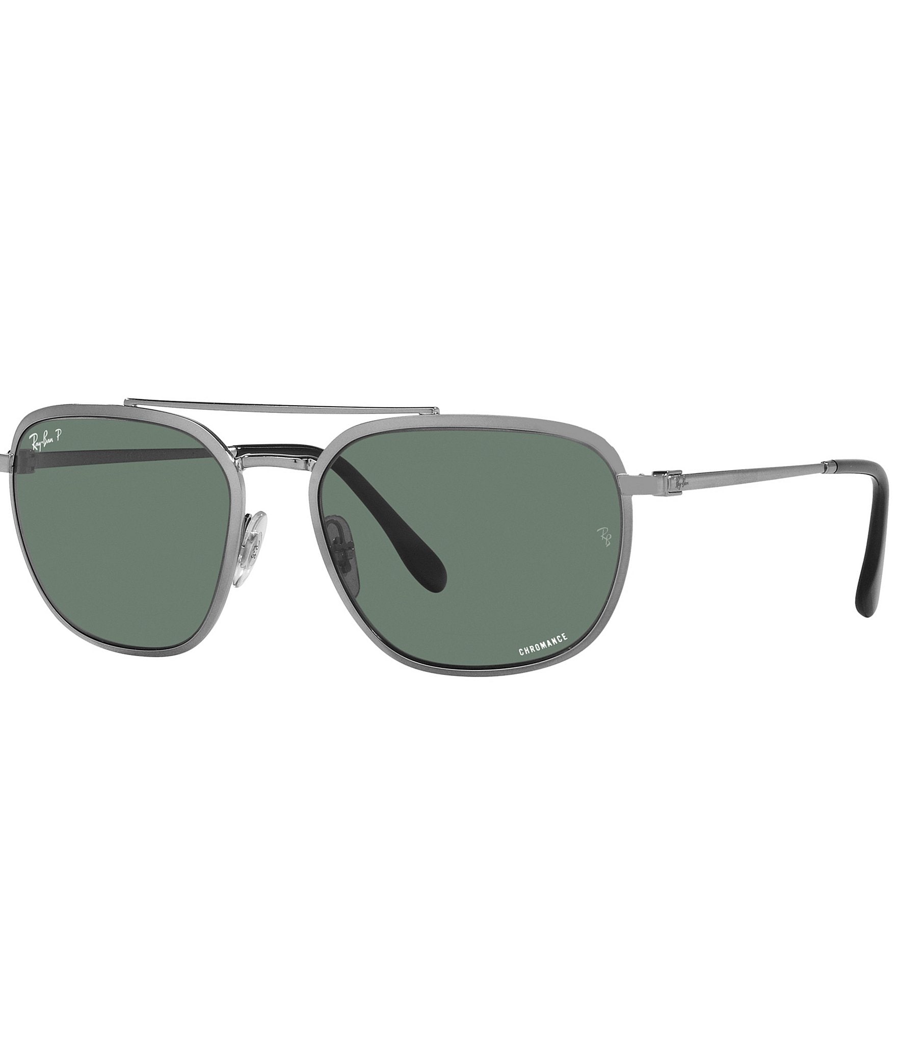 Ray-Ban Men's RB3708 59mm Polarized Square Aviator Sunglasses