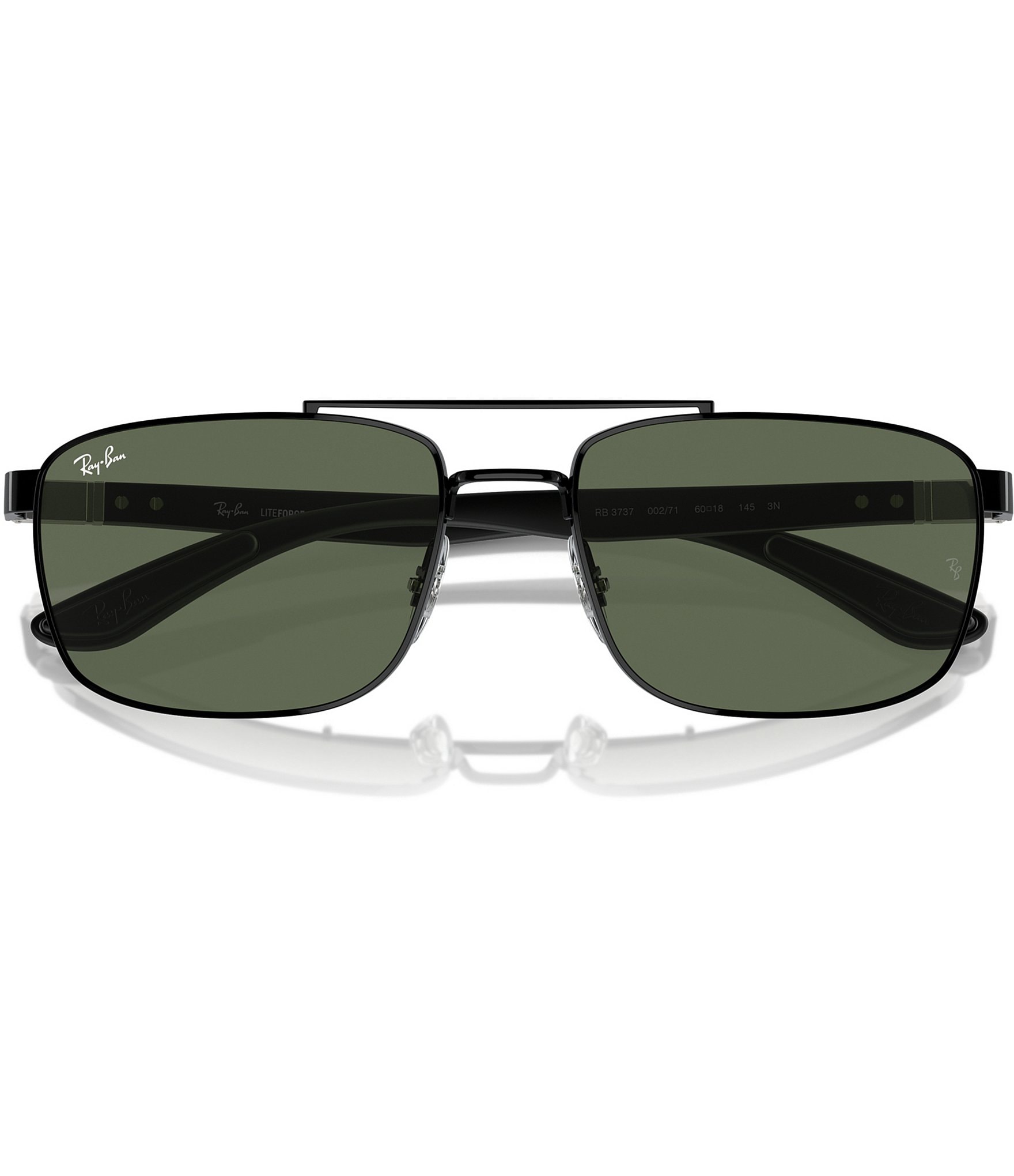 Ray-Ban Men's RB3737 60mm Rectangle Sunglasses