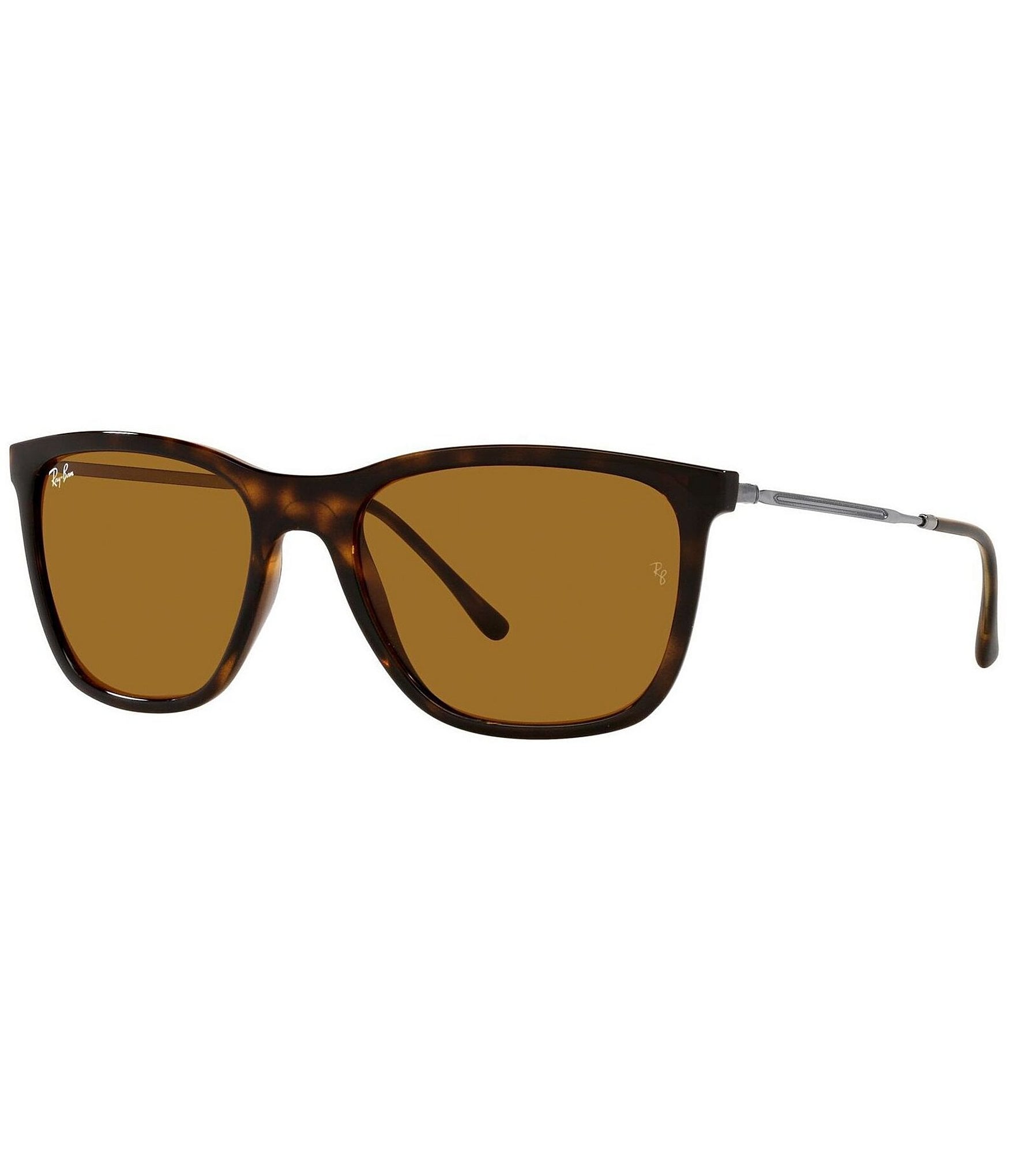 Ray-Ban Men's Rb4344 56mm Havana Rectangle Sunglasses | Dillard's