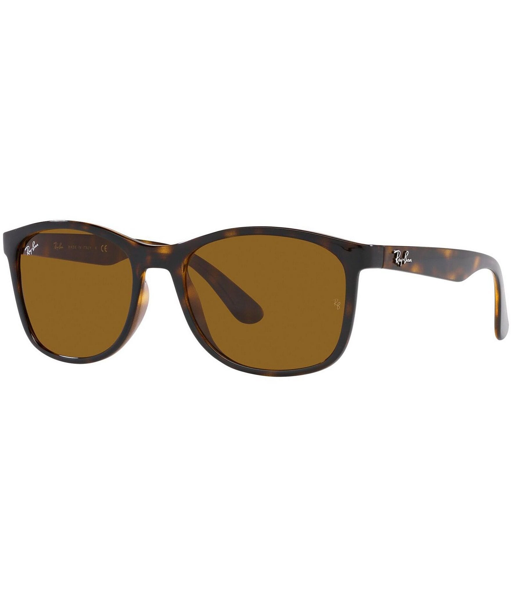 Ray-Ban Men's Rb4374 Havana 56mm Square Sunglasses