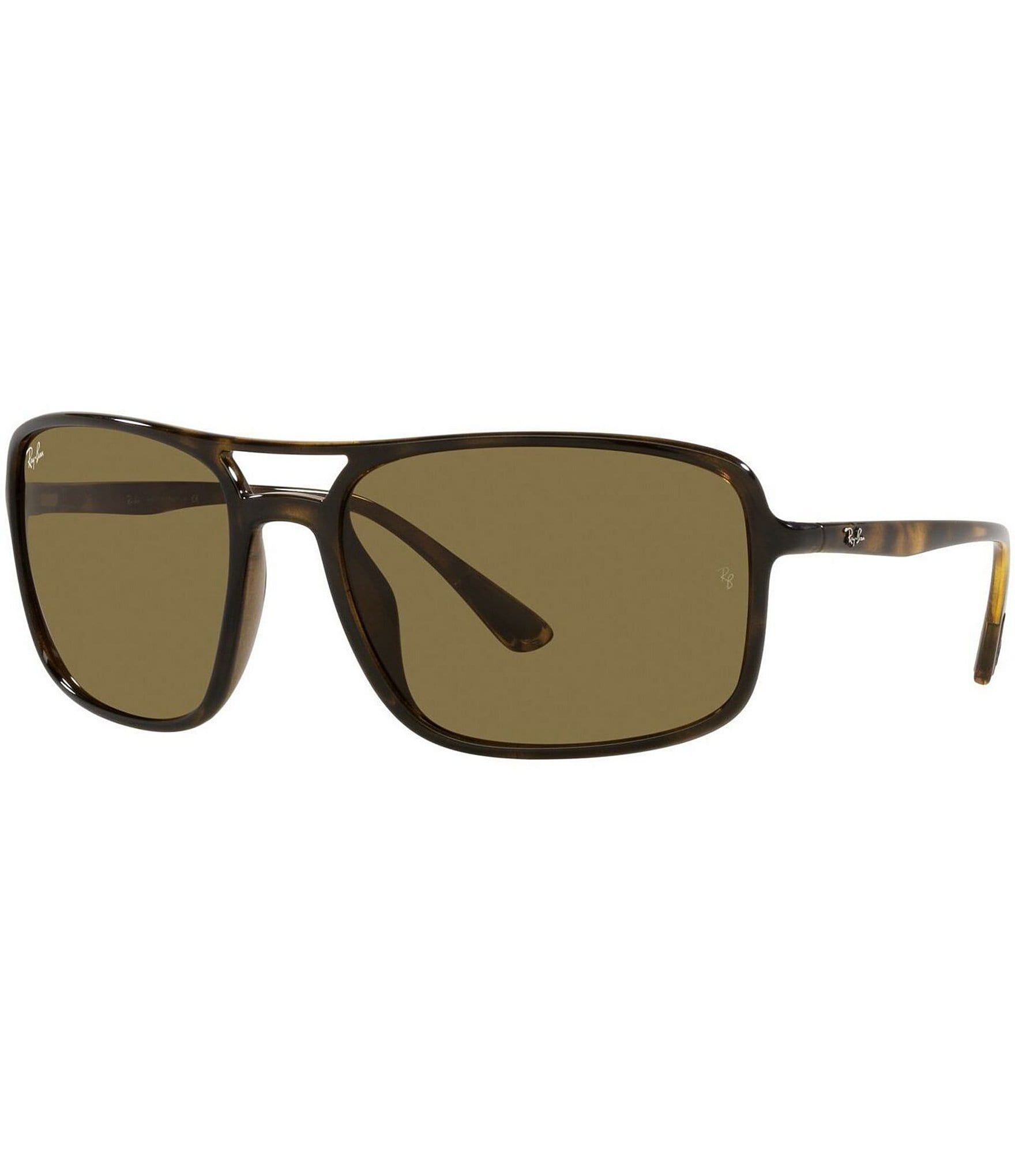 Ray Ban Mens Rb4375 Havana 60mm Rectangular Sunglasses Dillards 