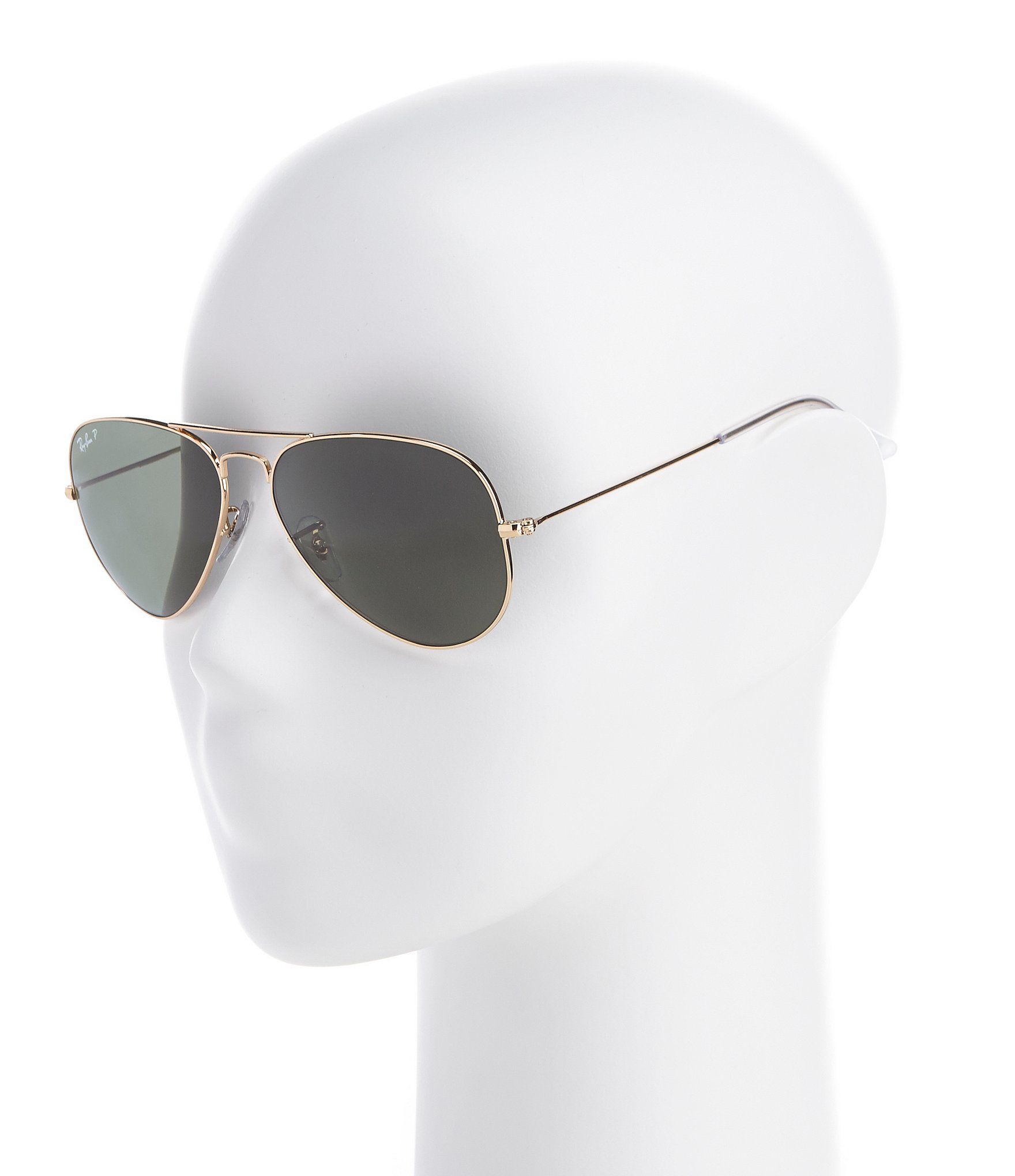 Ray-Ban Polarized Metal UV Protection Aviator Sunglasses