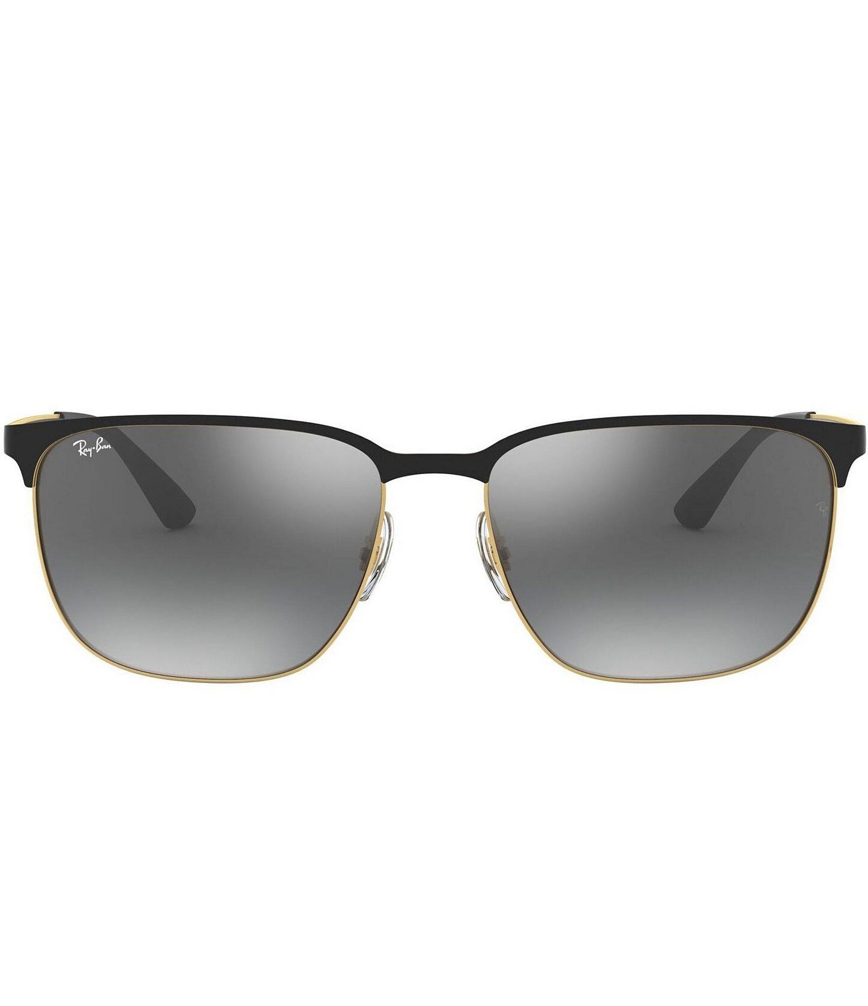 Ray-Ban Unisex 0RB3569 59mm Square Mirrored Sunglasses