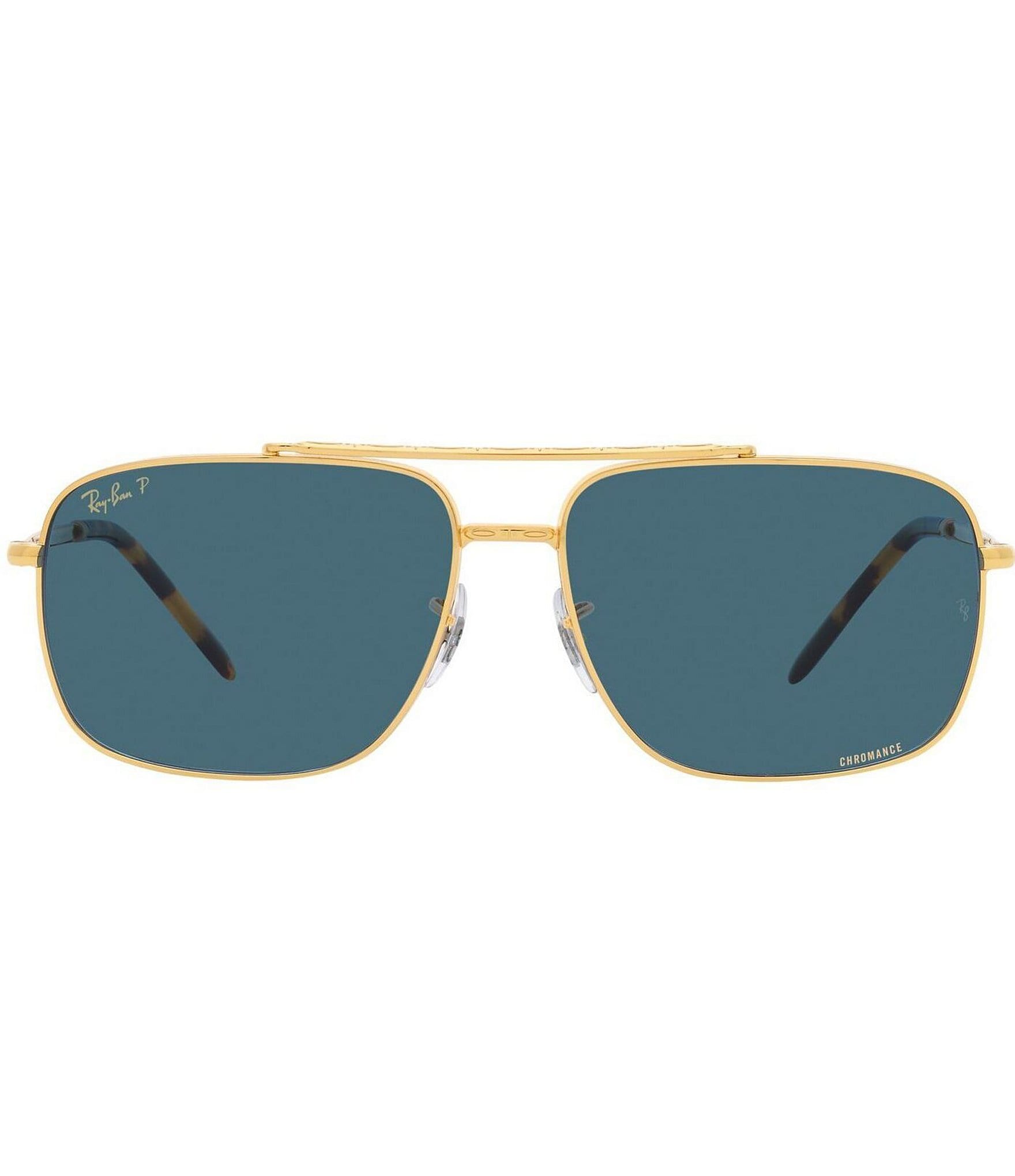 Ray-Ban Unisex 0RB3796 59mm Havana Rectangle Polarized Sunglasses