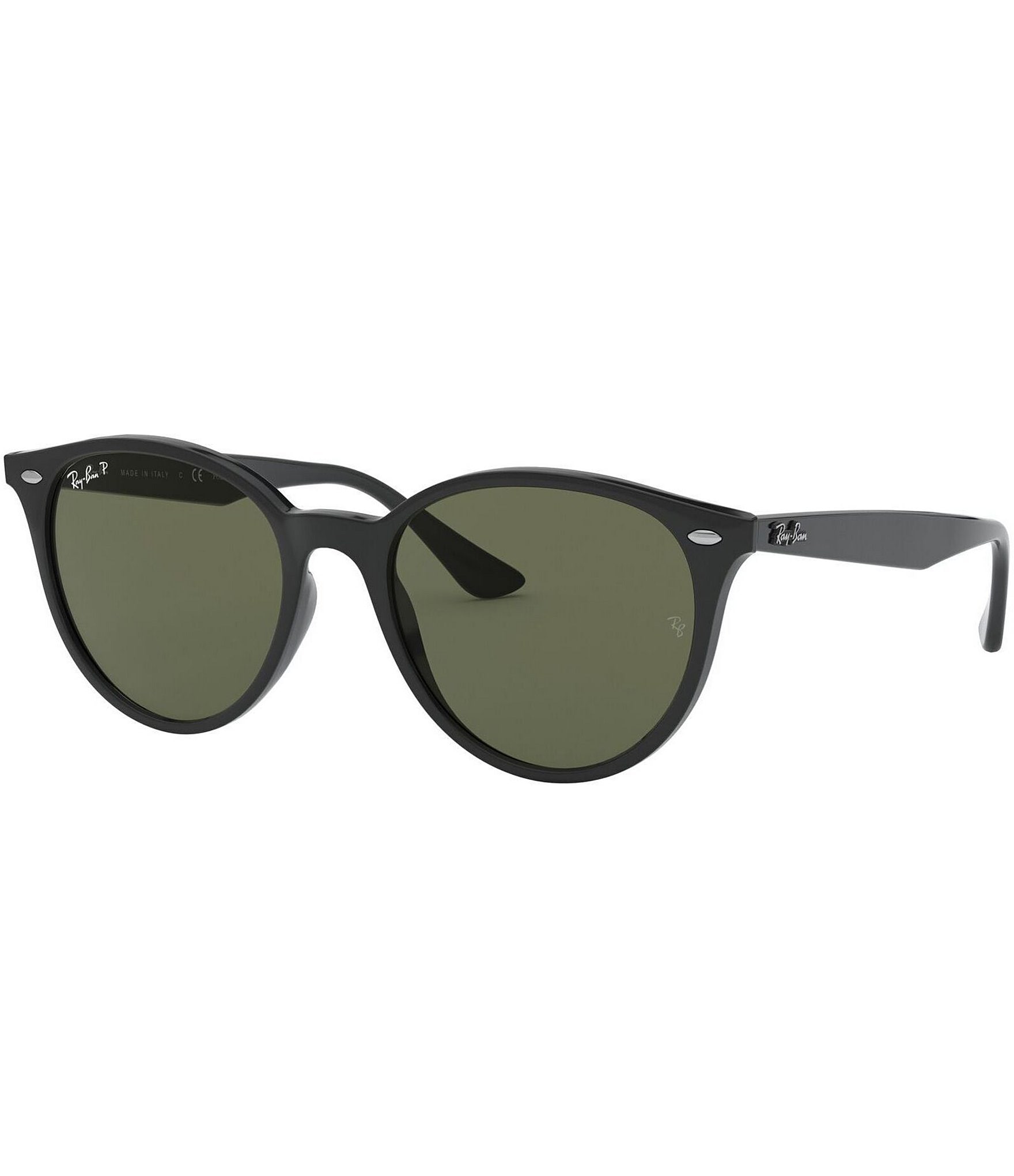 Ray-Ban Unisex 0RB4305 53mm Round Polarized Sunglasses