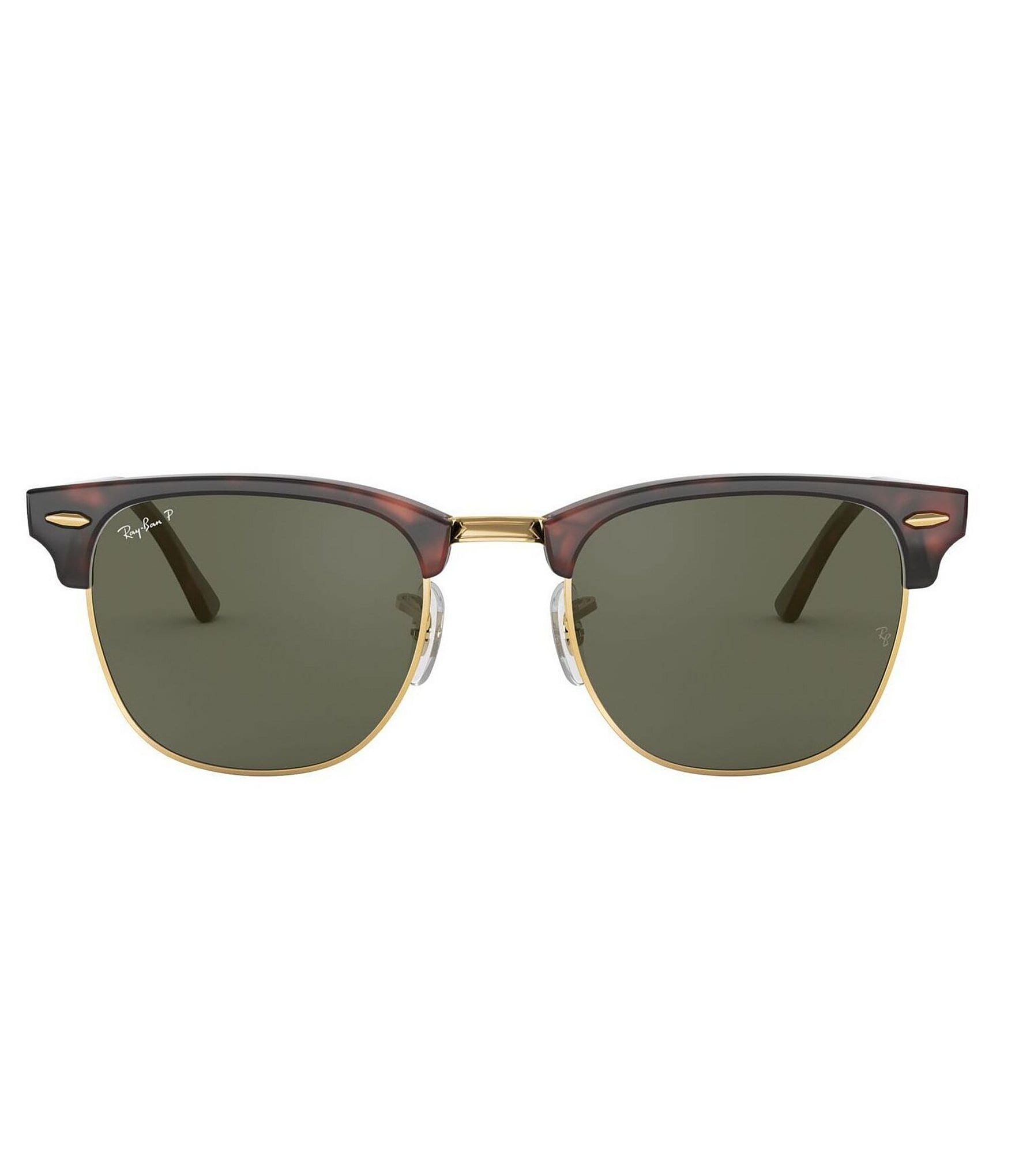 Ray-Ban Unisex Clubmaster 49mm Polarized Sunglasses