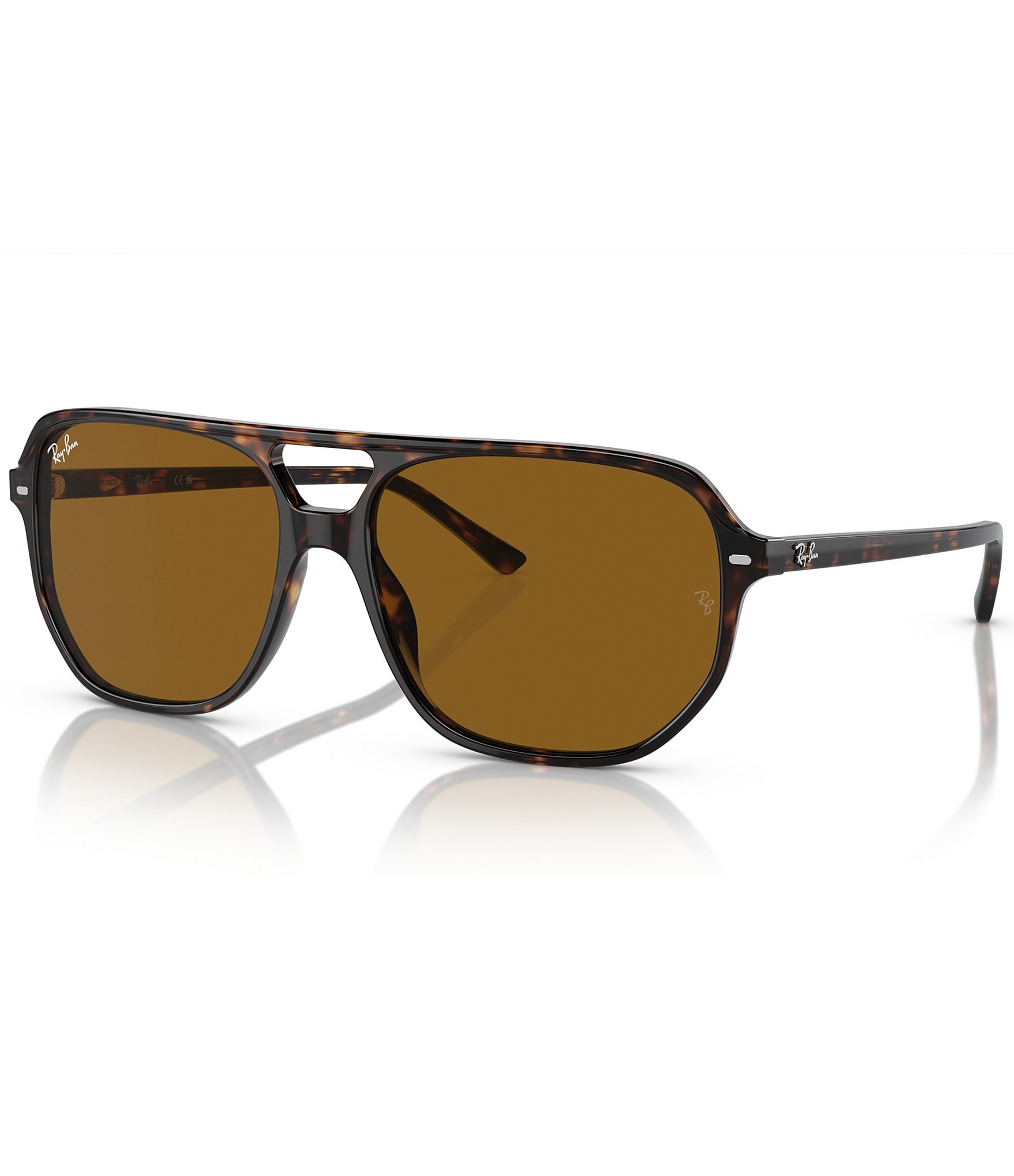 Ray-Ban Unisex Havana Bill One 60mm Irregular Sunglasses