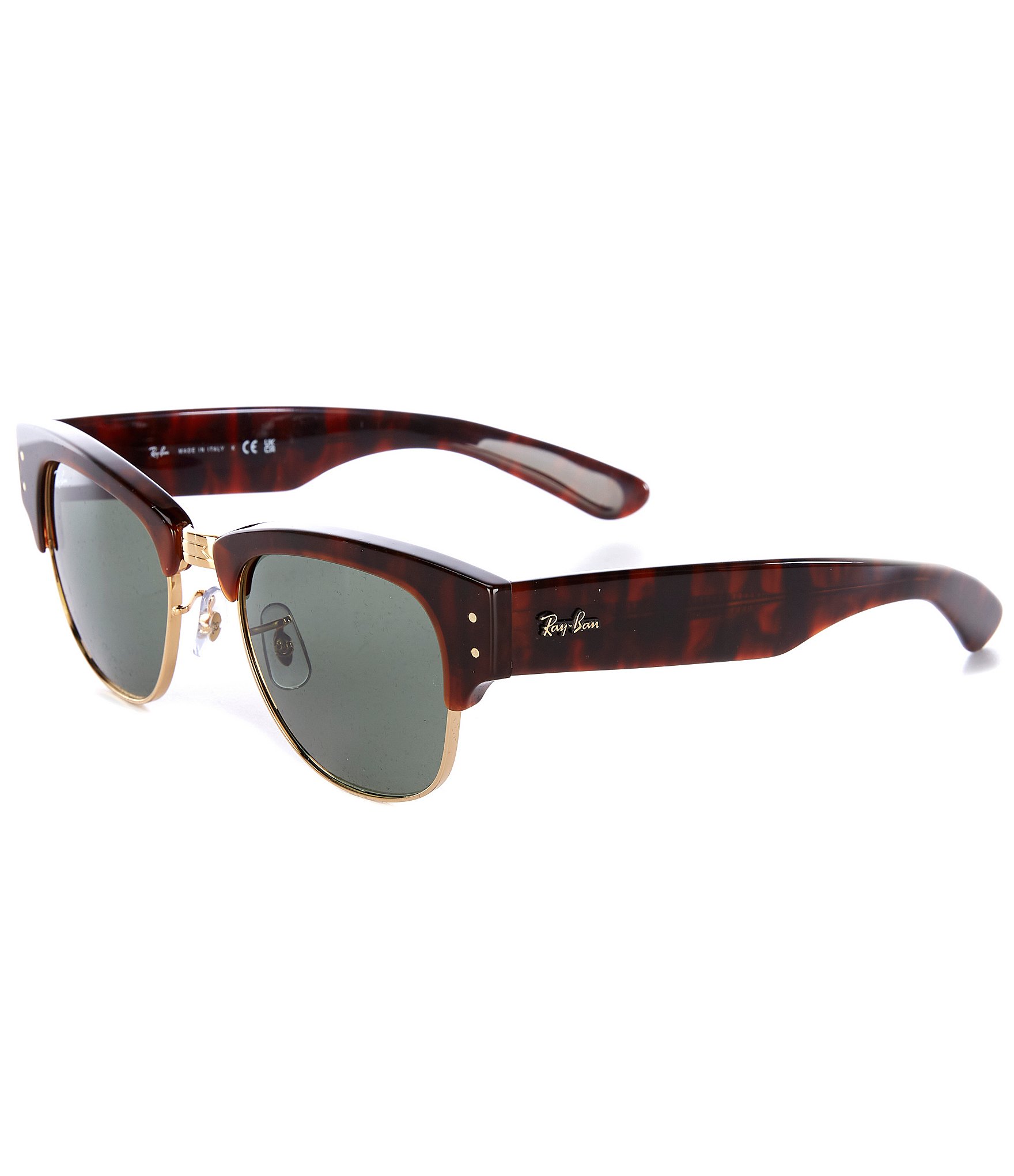 Ray-Ban Unisex Mega Clubmaster 53mm Tortoise Sunglasses