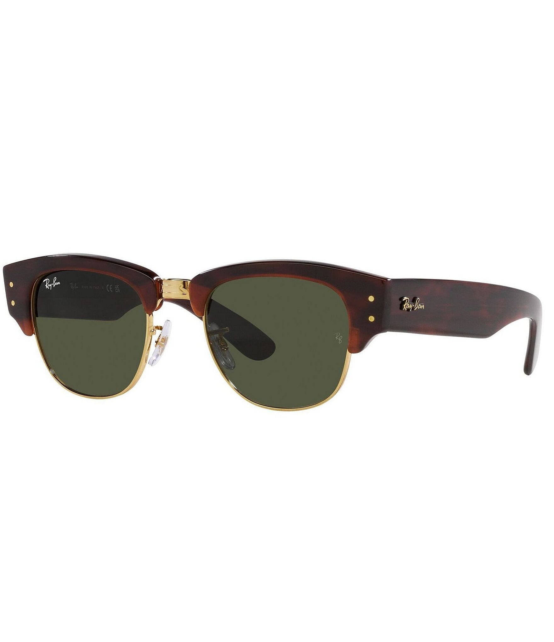 Ray-Ban Unisex Mega Clubmaster 53mm Tortoise Sunglasses