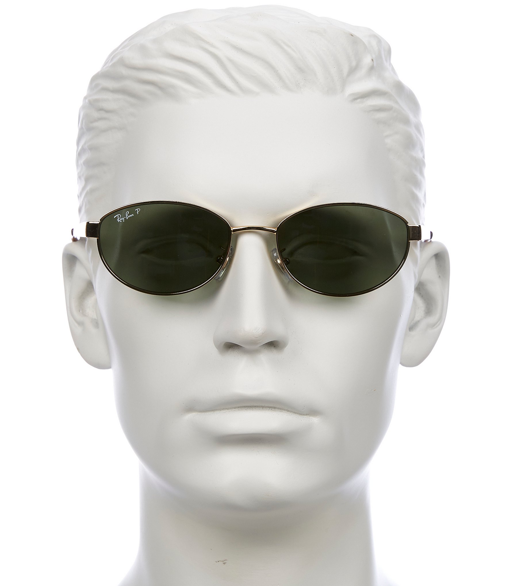 Ray-Ban Unisex RB3774D 55mm Polarized Oval Sunglasses