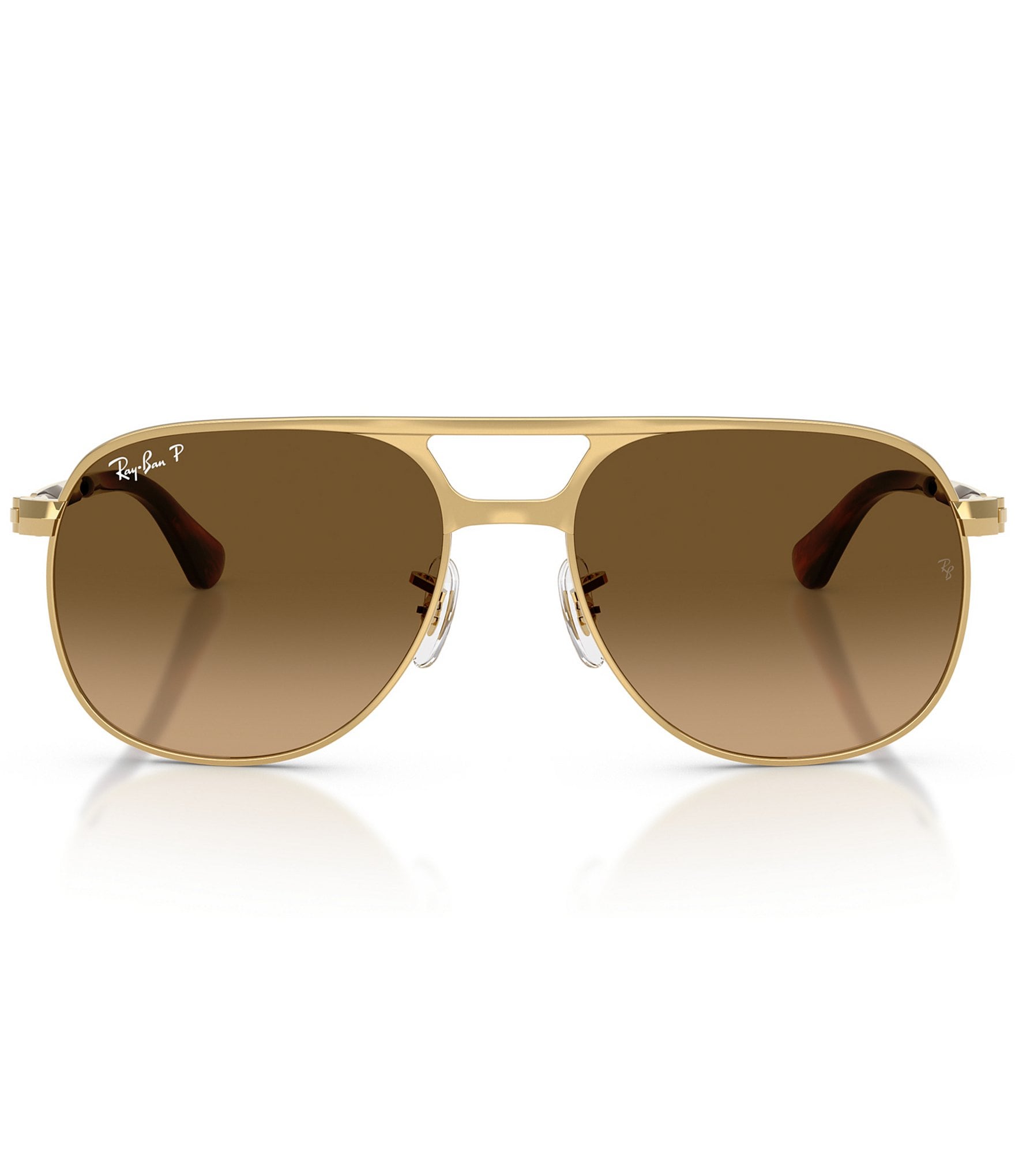 Ray-Ban Unisex RB3793 Bill Max 59mm Polarized Square Aviator Sunglasses