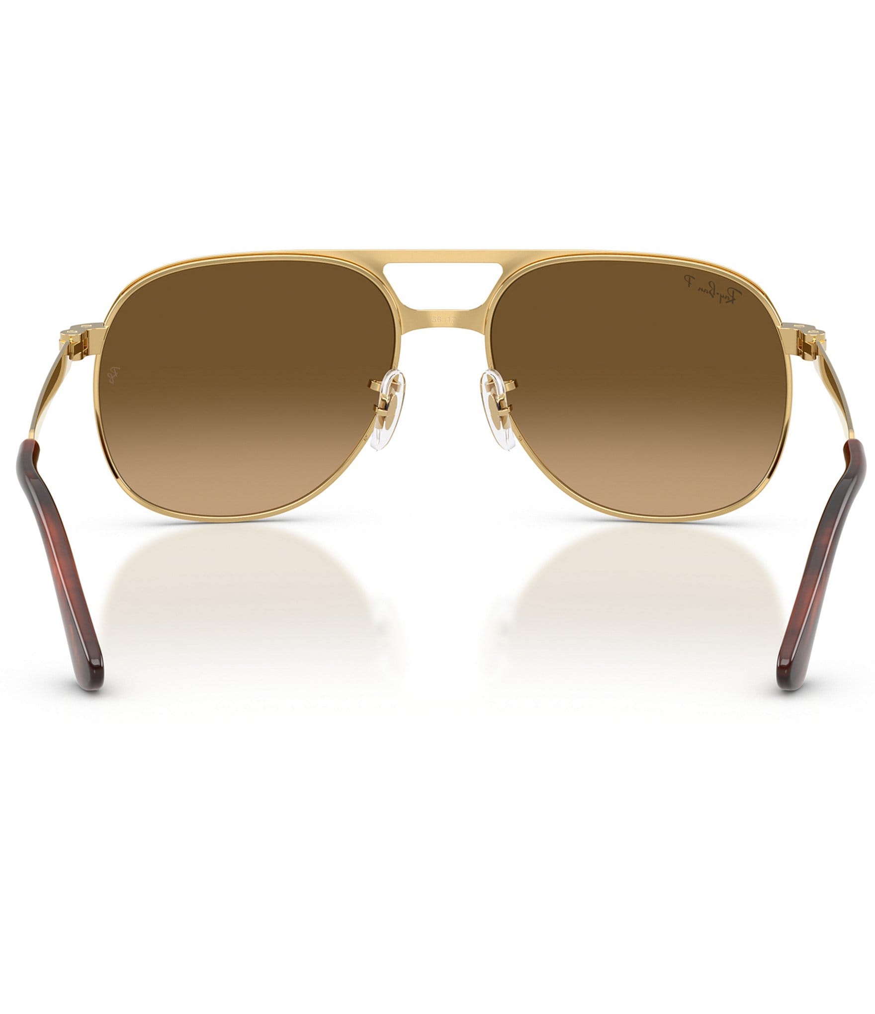 Ray-Ban Unisex RB3793 Bill Max 59mm Polarized Square Aviator Sunglasses