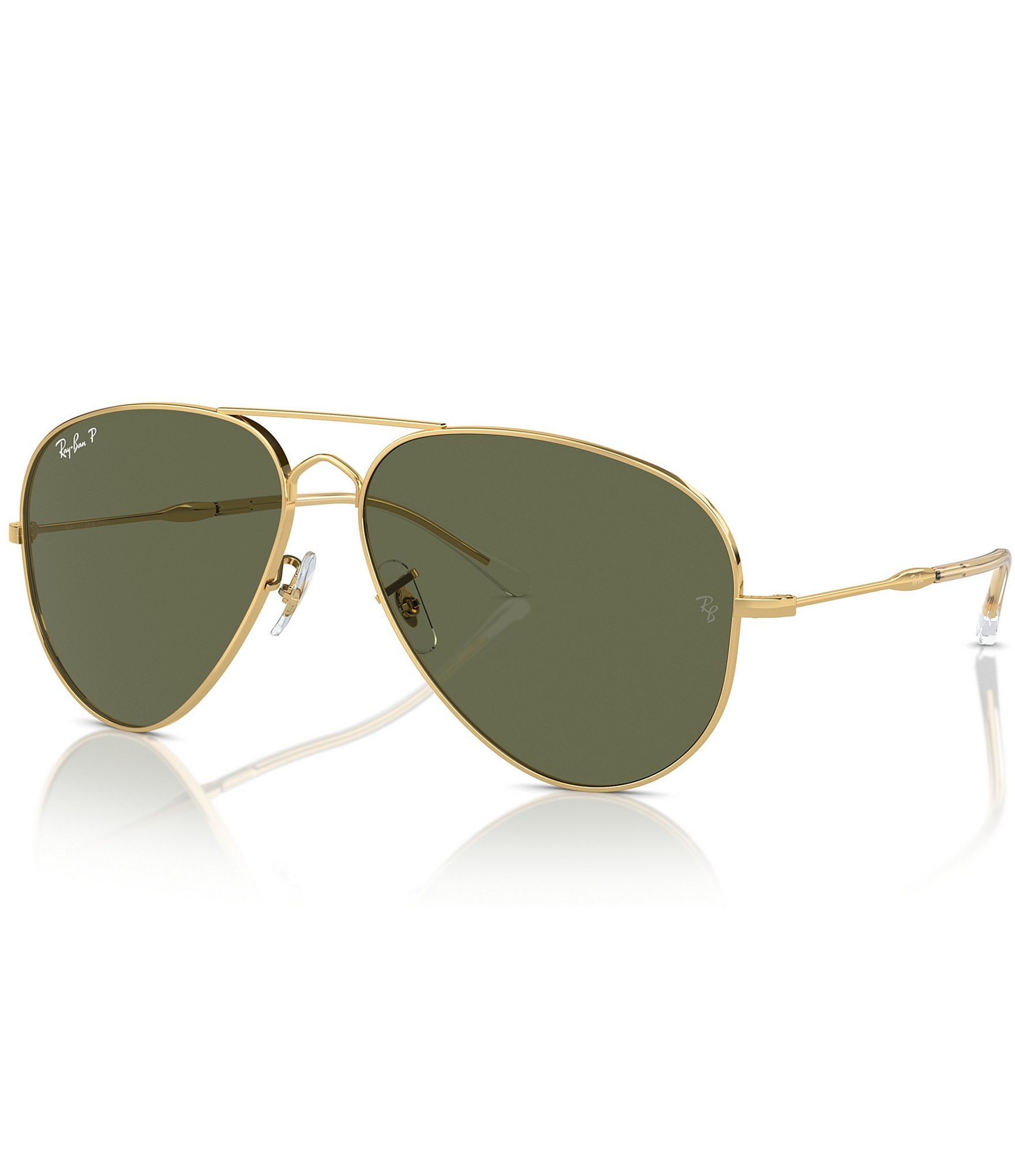 Ray-Ban Unisex RB3825 62mm Polarized Aviator Sunglasses