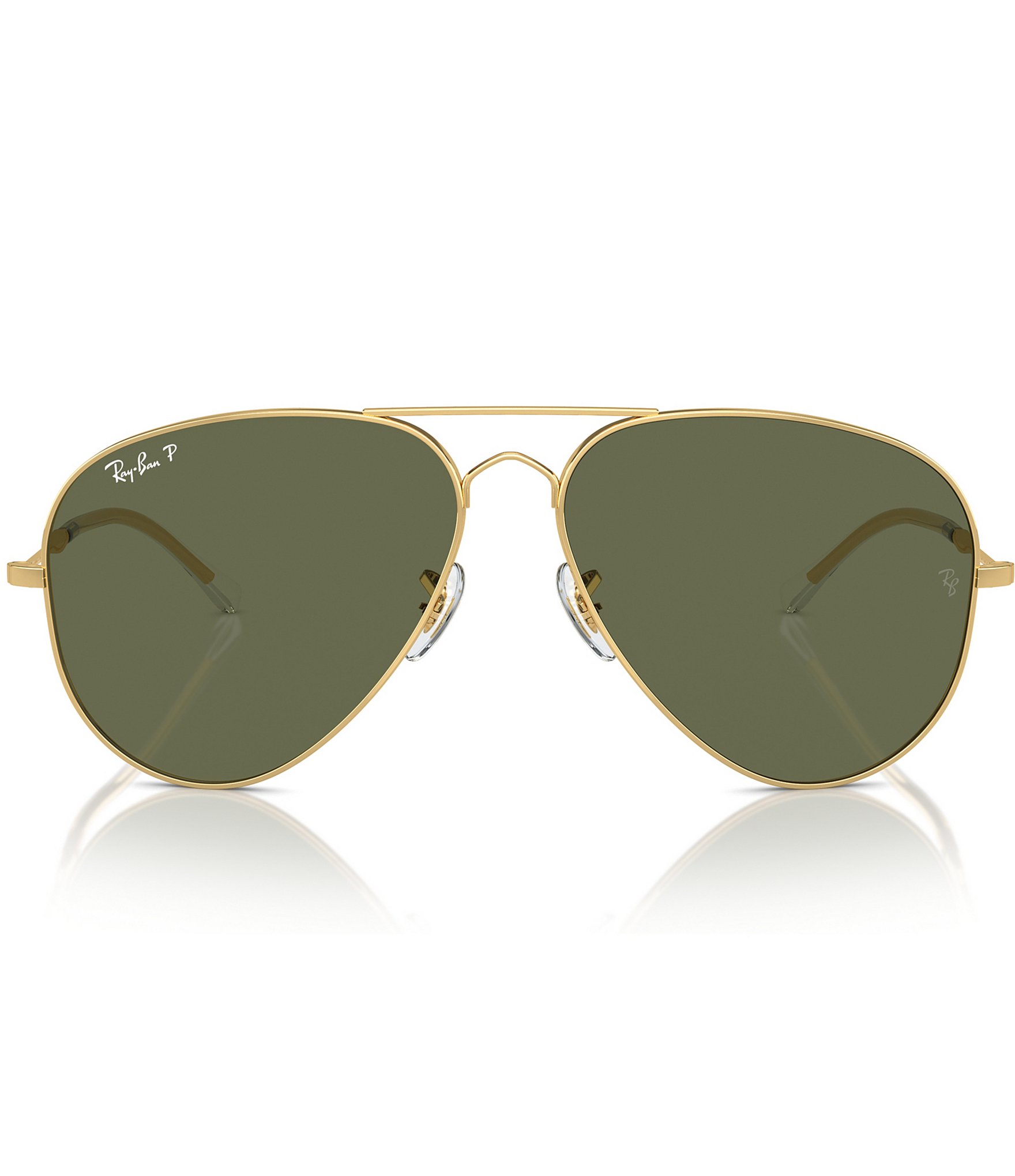 Ray-Ban Unisex RB3825 62mm Polarized Aviator Sunglasses