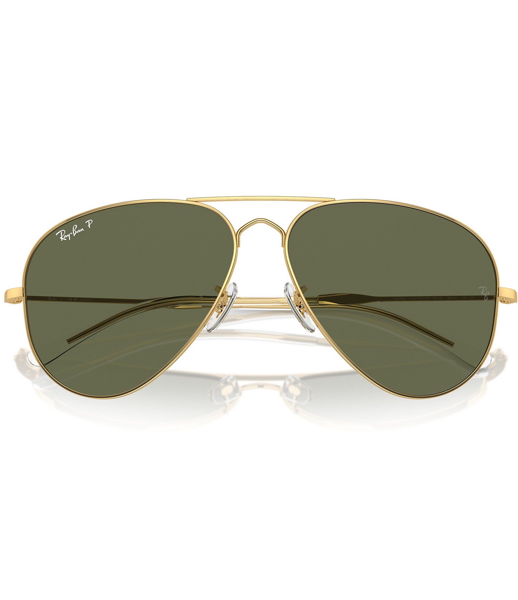 Ray-Ban Unisex RB3825 62mm Polarized Aviator Sunglasses