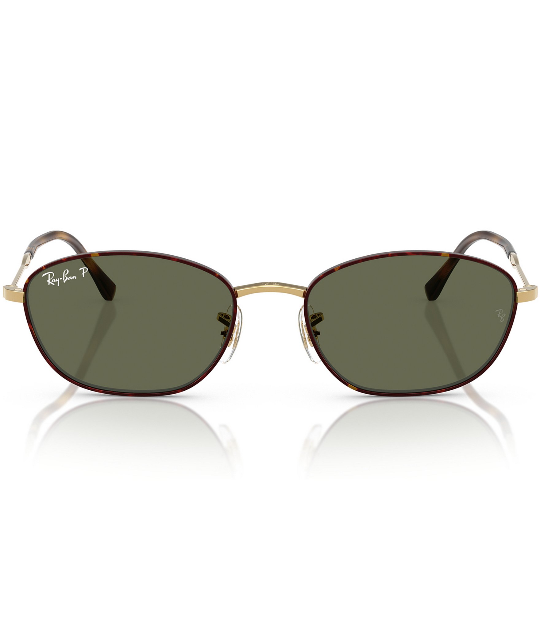 Ray-Ban Women's RB3749 58mm Polarized Tortoise Irregular Sunglasses