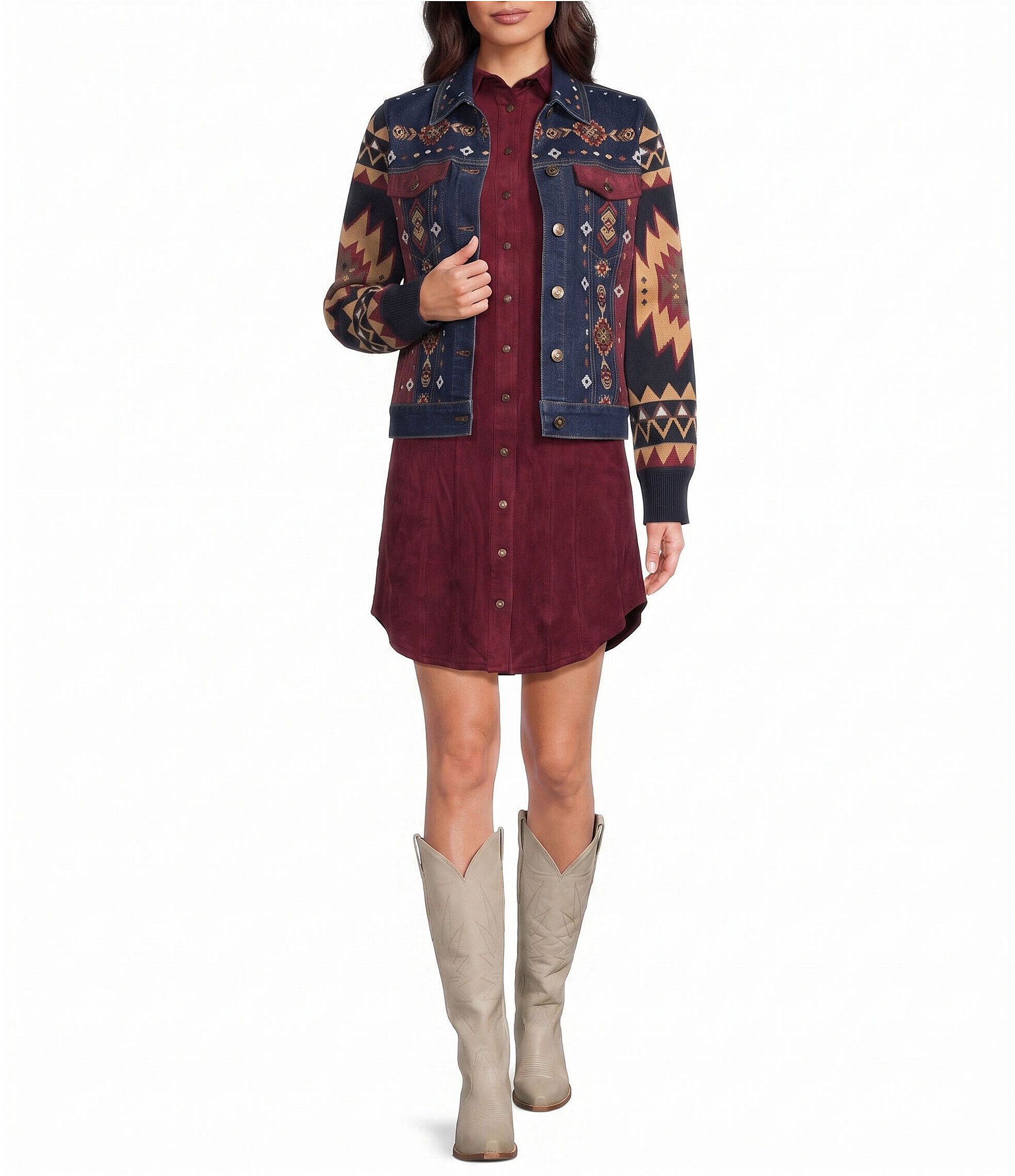 Reba Denim Long Sleeve Jacket