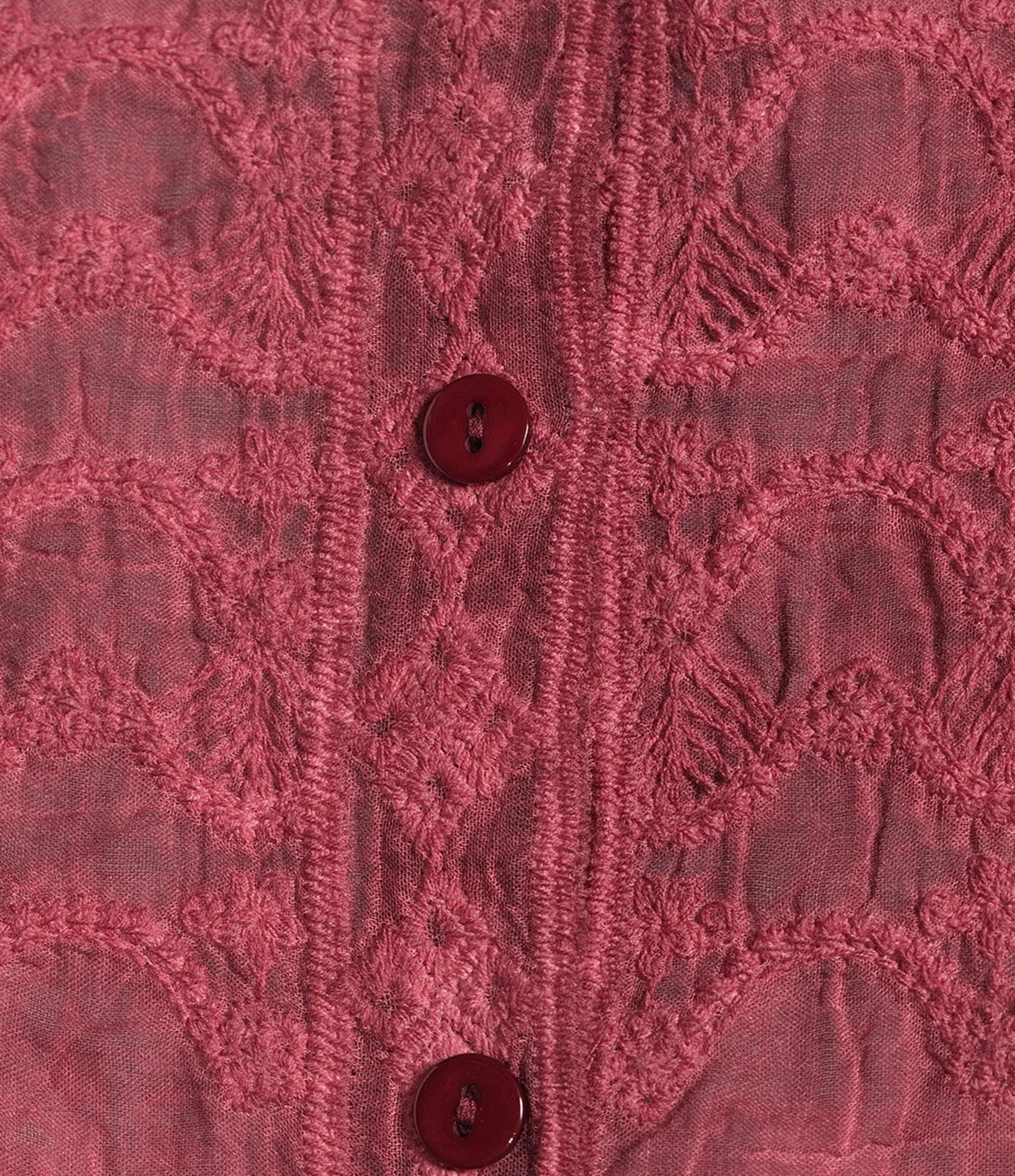 Reba Lacey Long Sleeve Top