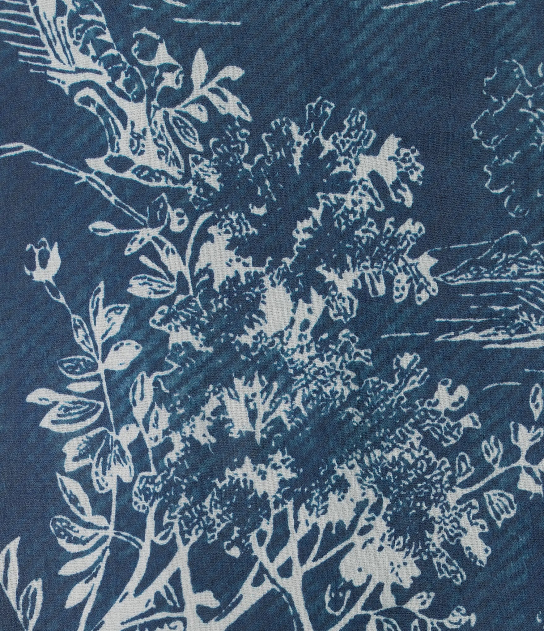 Reba Magnolia Coordinating Woven Voile Cowboy Toile Print Point Collar Long Sleeve Shirt