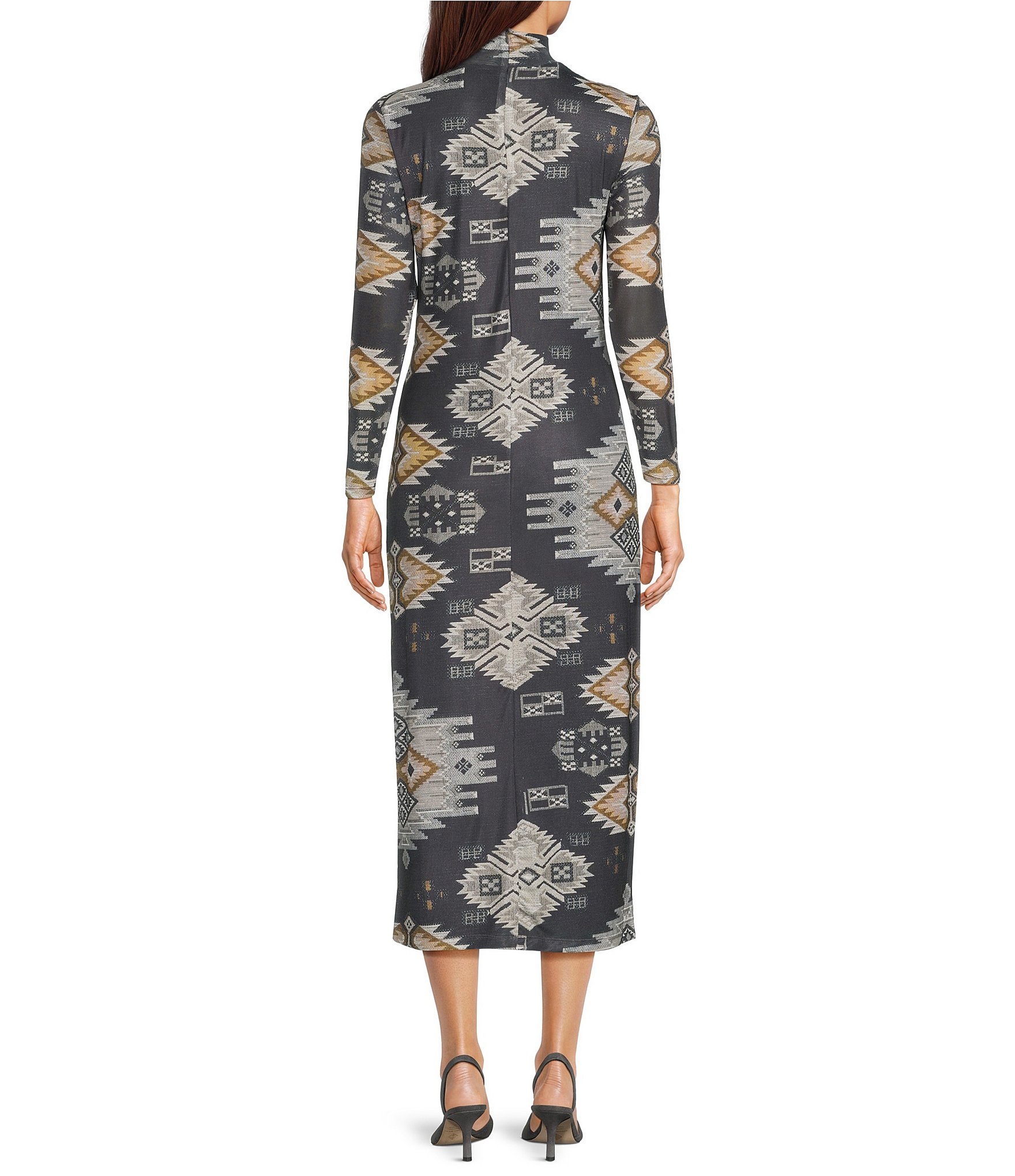 Reba Mesh Midi Dress